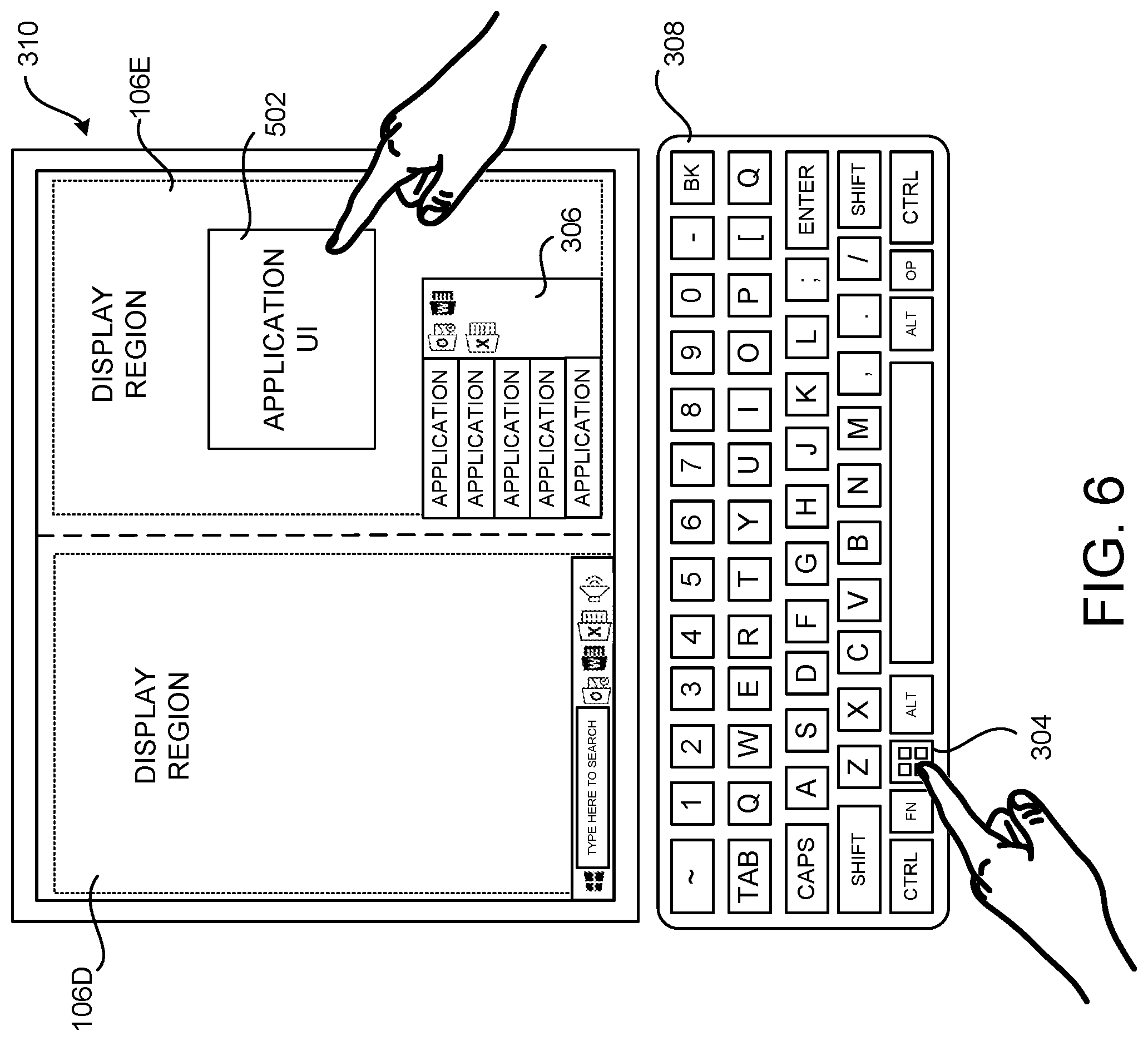Patent US12105950 Figure 9 – Extensions to global keyboard shortcuts for computing devices having multiple display regions