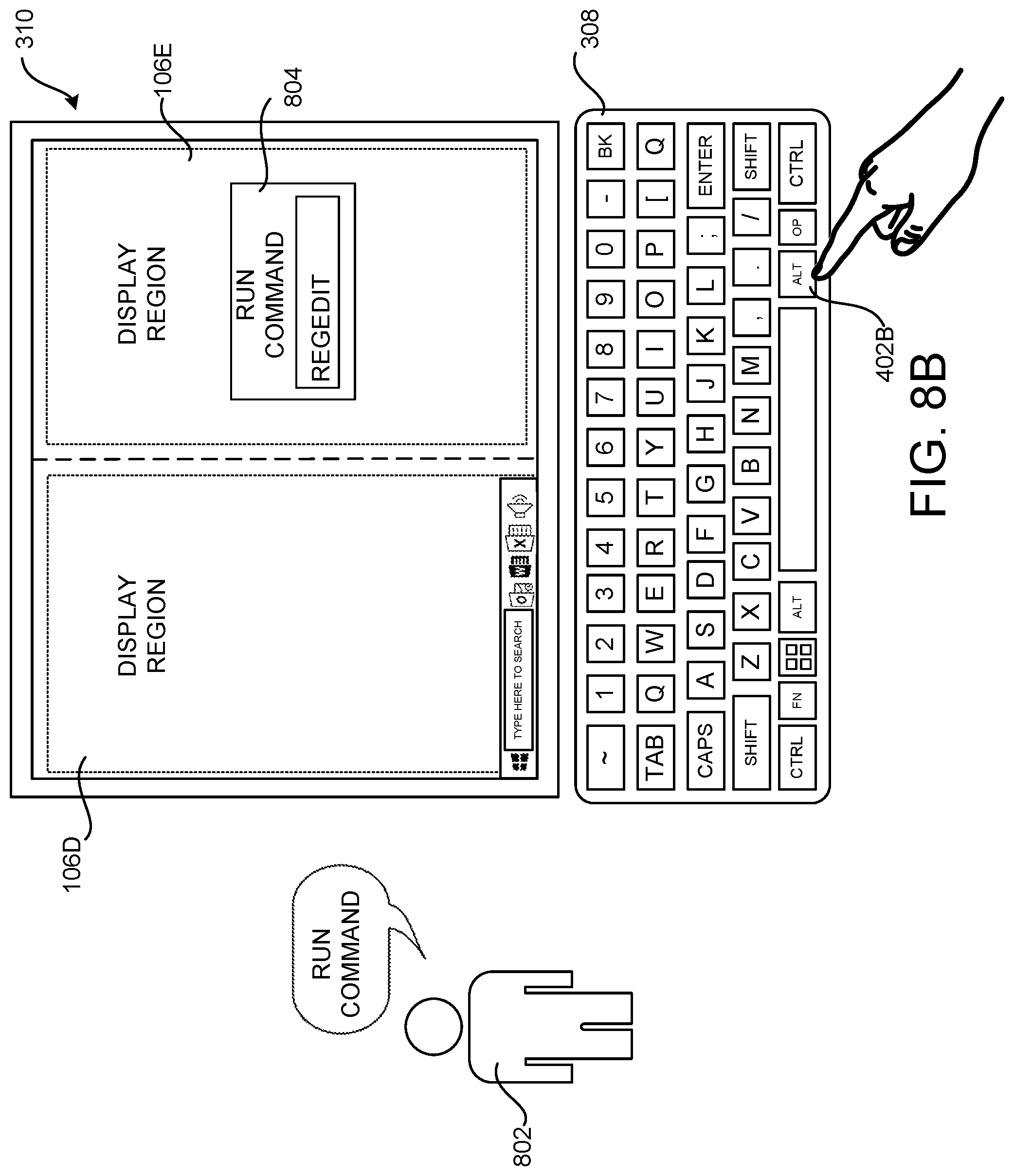 Patent US12105950 Figure 12 – Extensions to global keyboard shortcuts for computing devices having multiple display regions