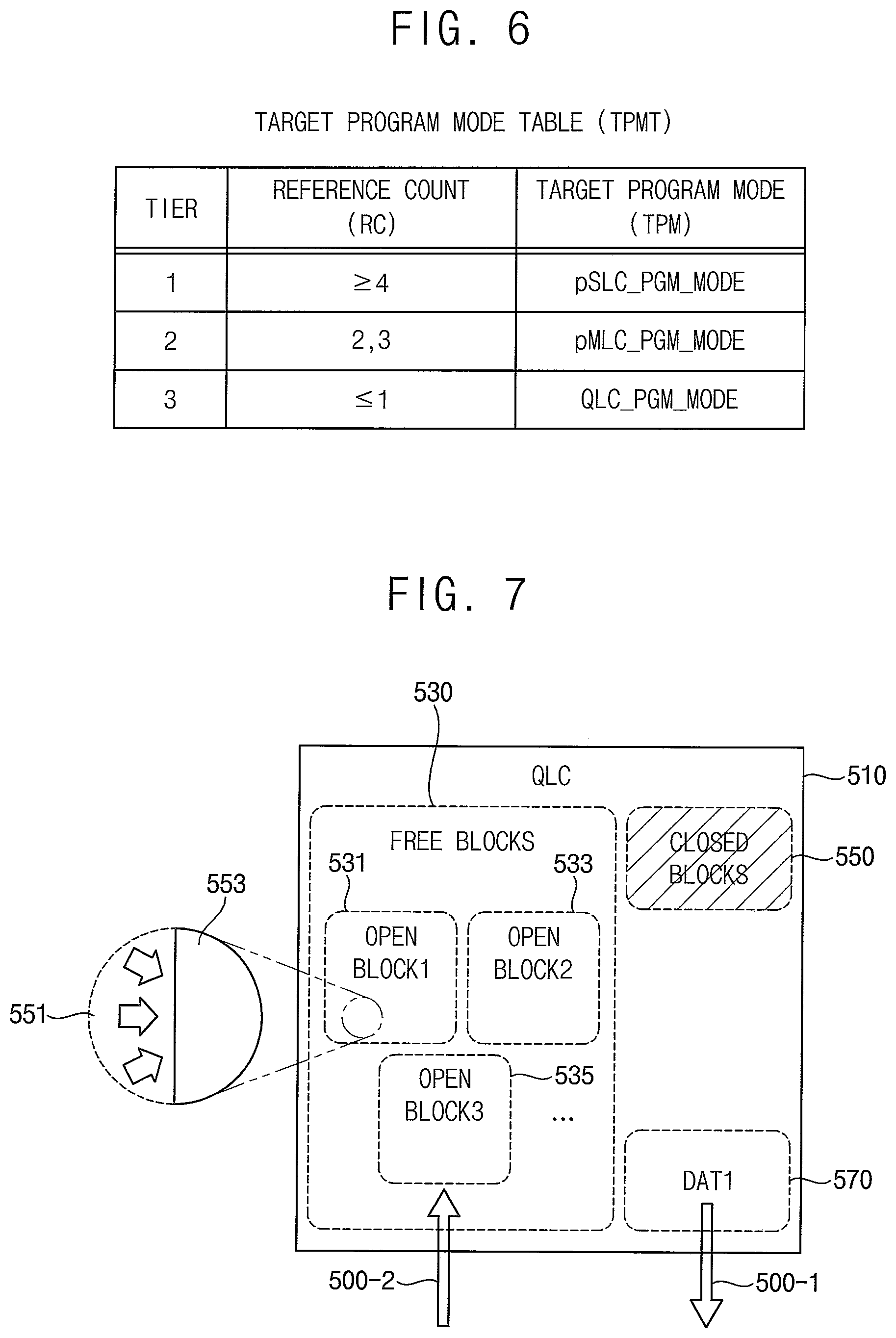 Patent US12105962 Figure 7 – Storage device and method for using reference count to program nonvolatile memory