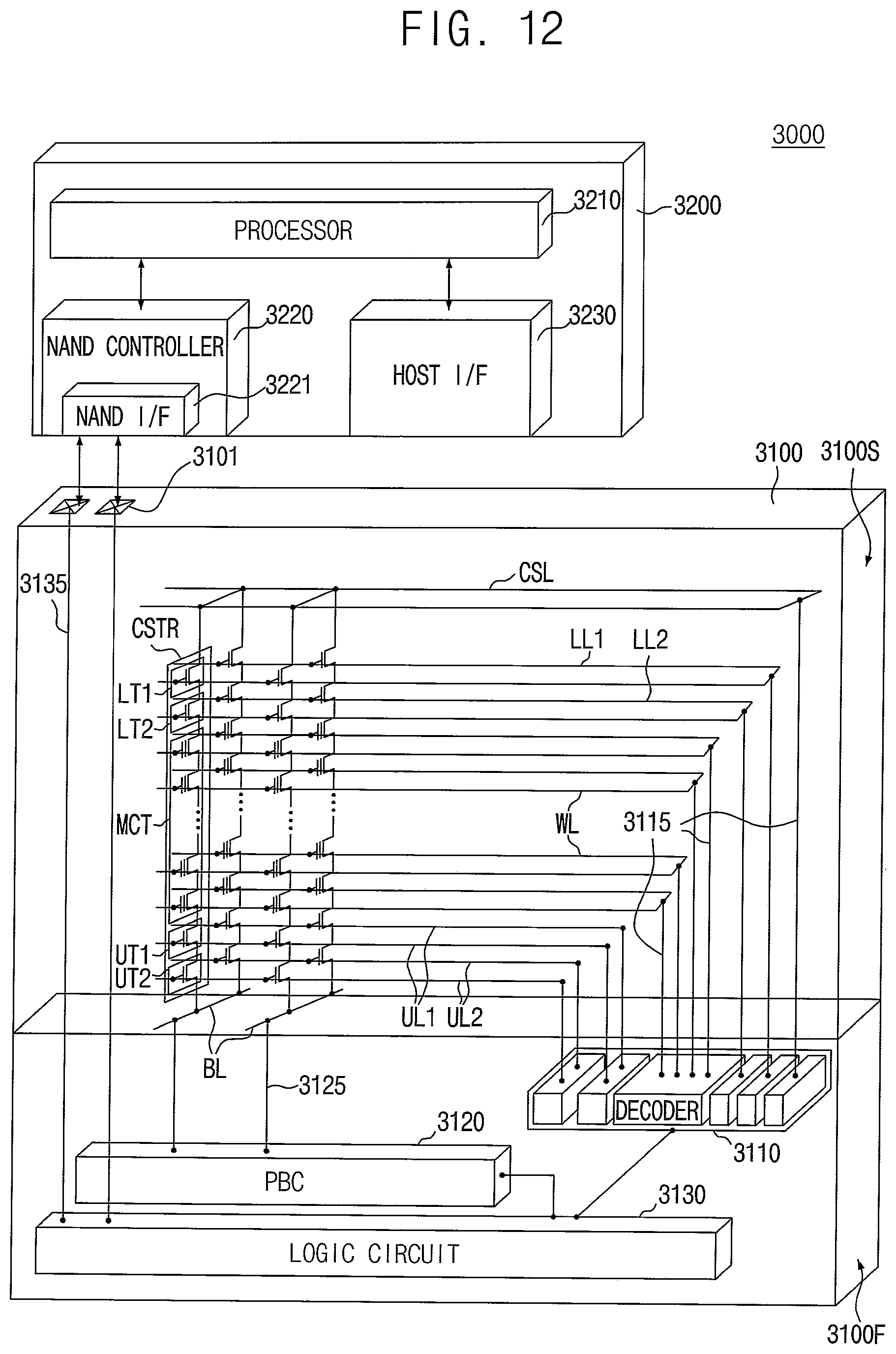 Patent US12105962 Figure 12 – Storage device and method for using reference count to program nonvolatile memory