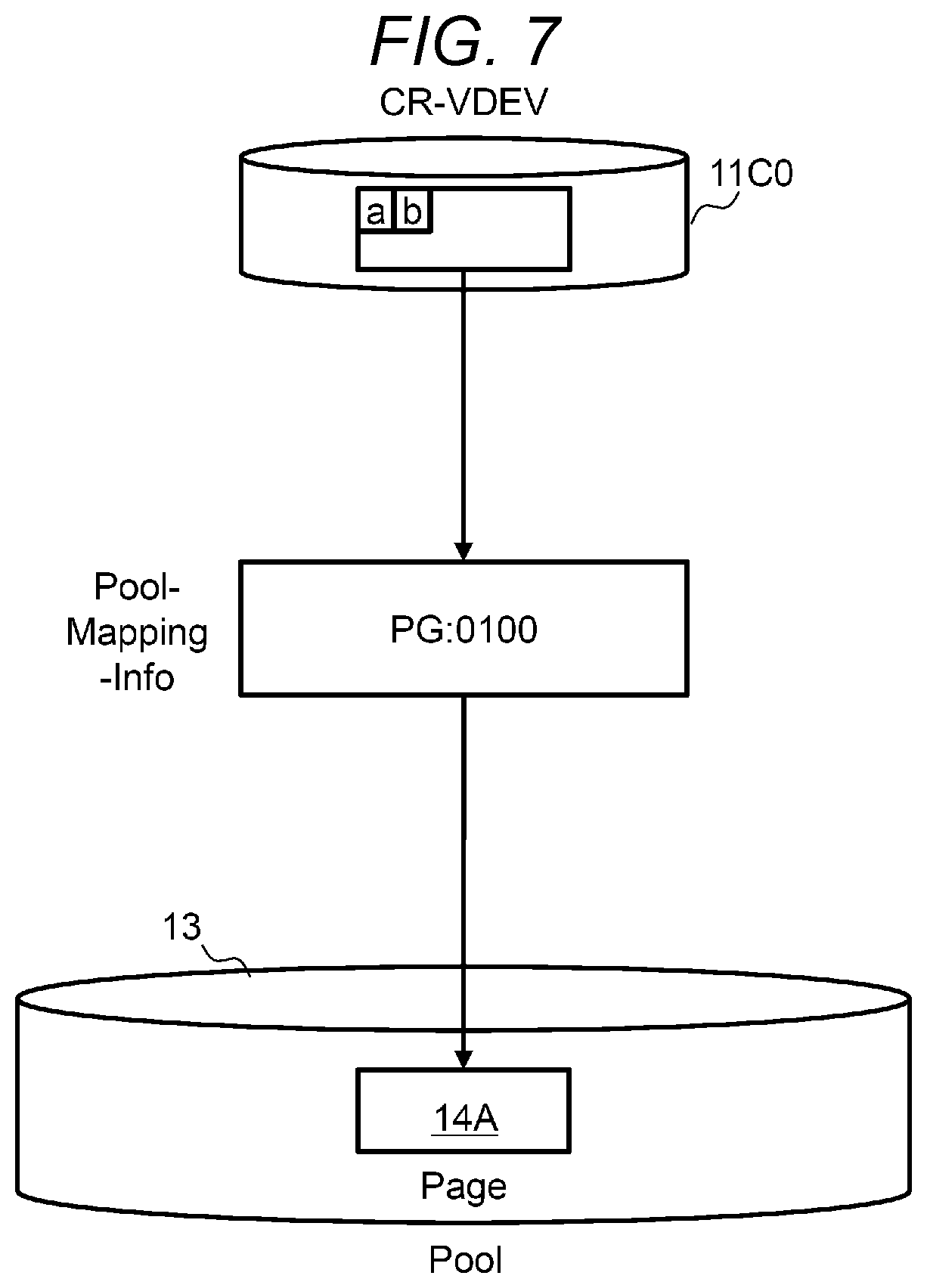 Patent US12105972 Figure 7 – Storage system and storage control method of data deduplication between virtual devices