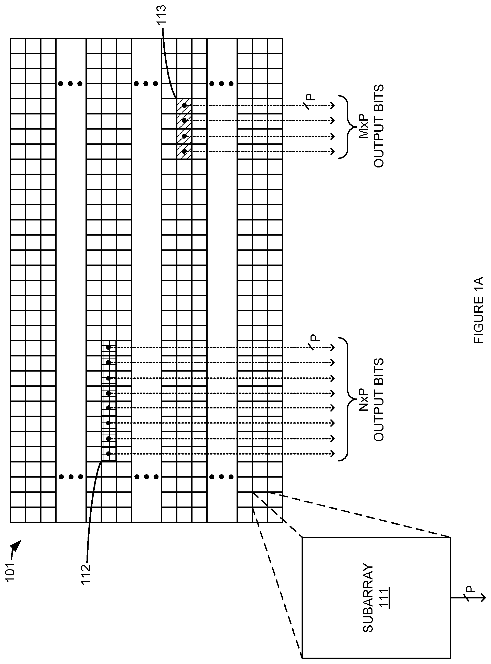 Patent US12105975 Figure 1 – Adjustable access energy and access latency memory system and devices