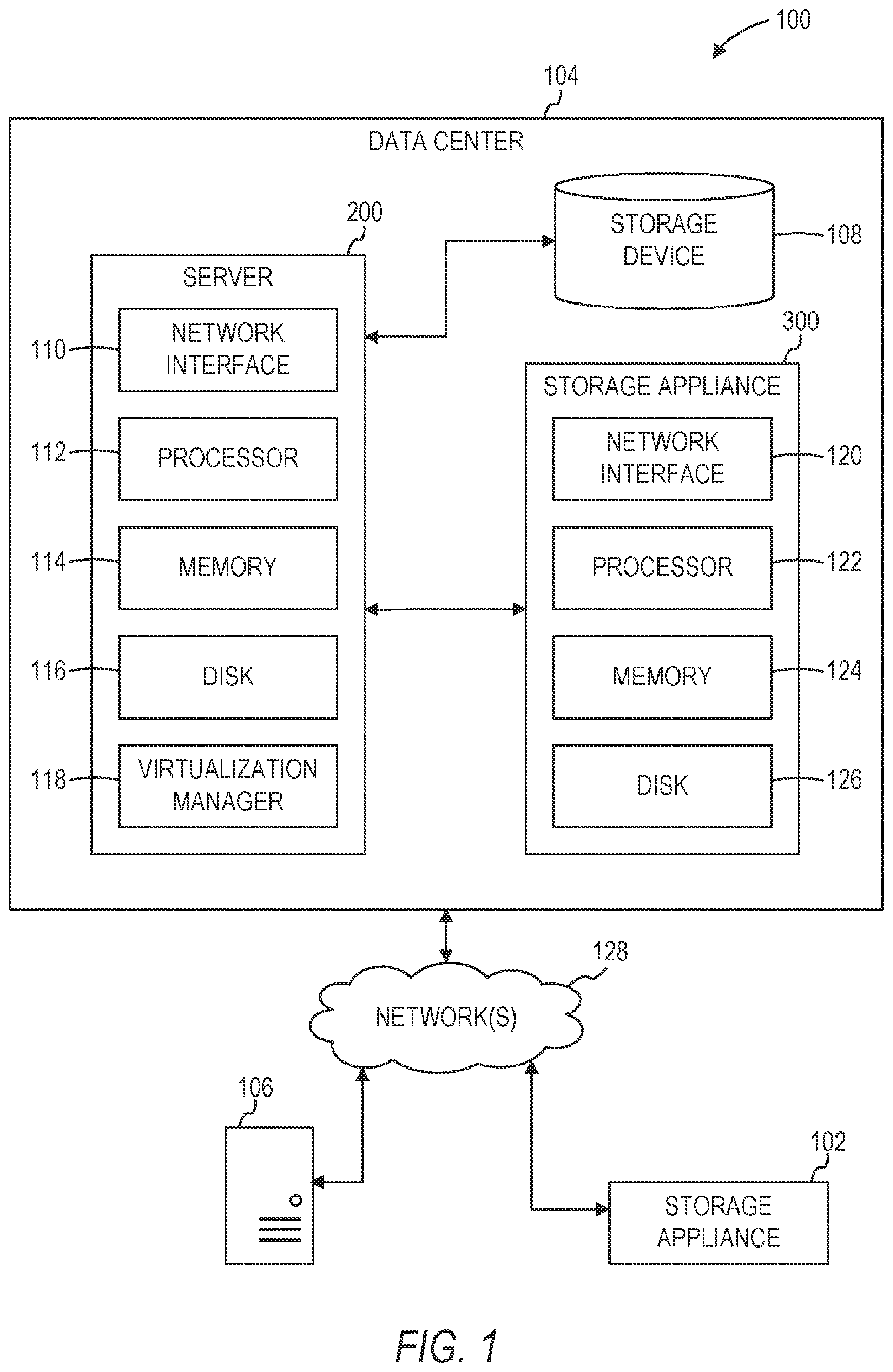 Patent US12105981 Figure 1 – Preventing recovery of specific data elements