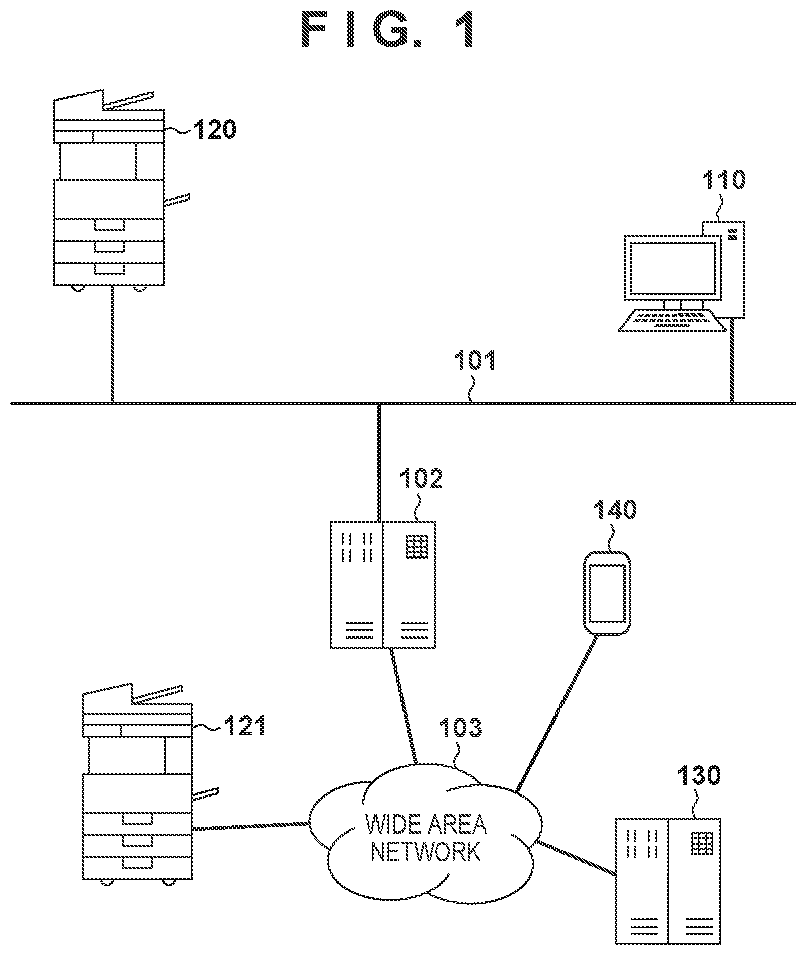 Patent US12105994 Figure 1 – Printing apparatus, control method, and program displaying 2D code with identification information allocated by print service only if printer registered to print service