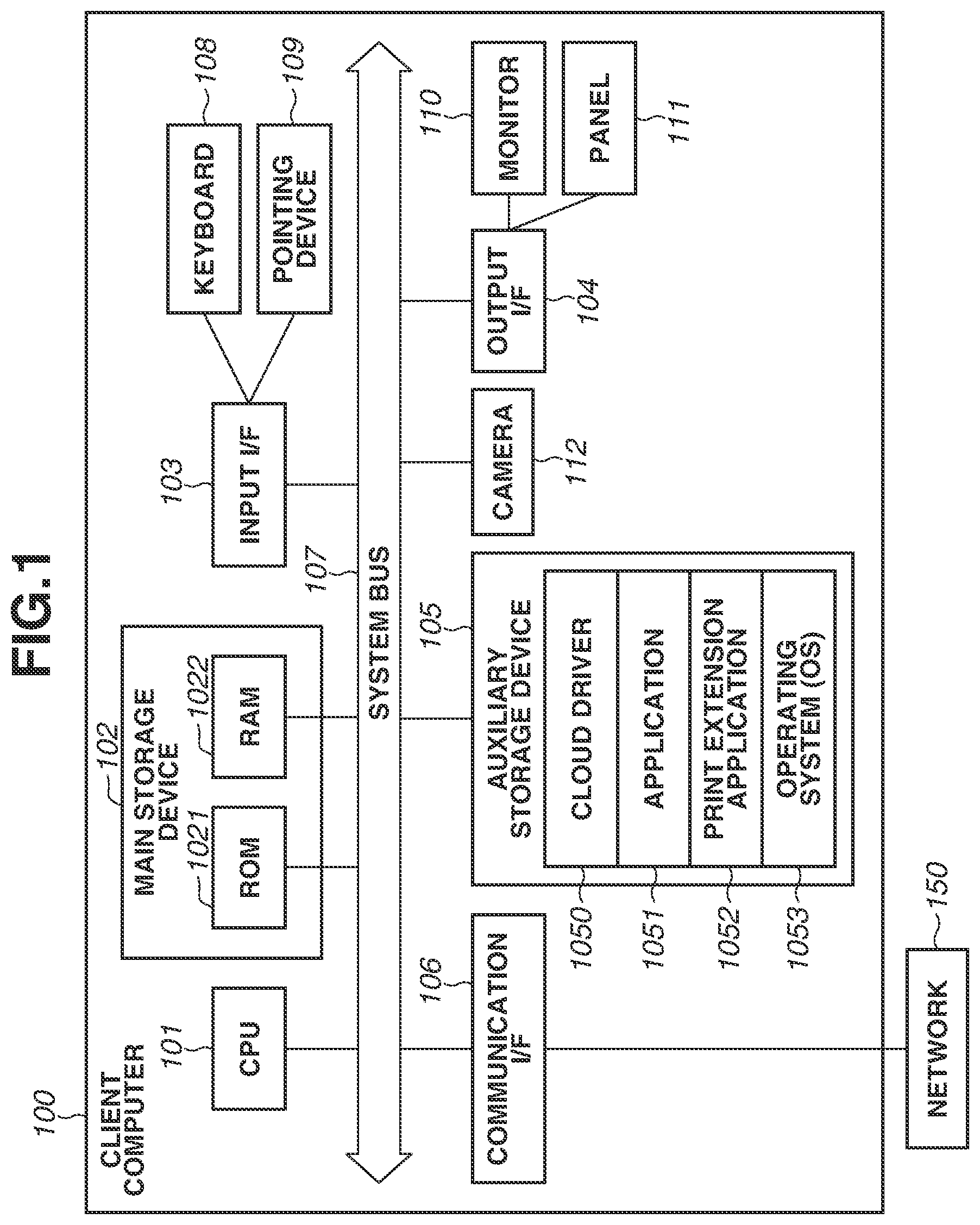 Patent US12105997 Figure 1 – Information processing apparatus, printing apparatus, and method for controlling information processing apparatus, and storage medium