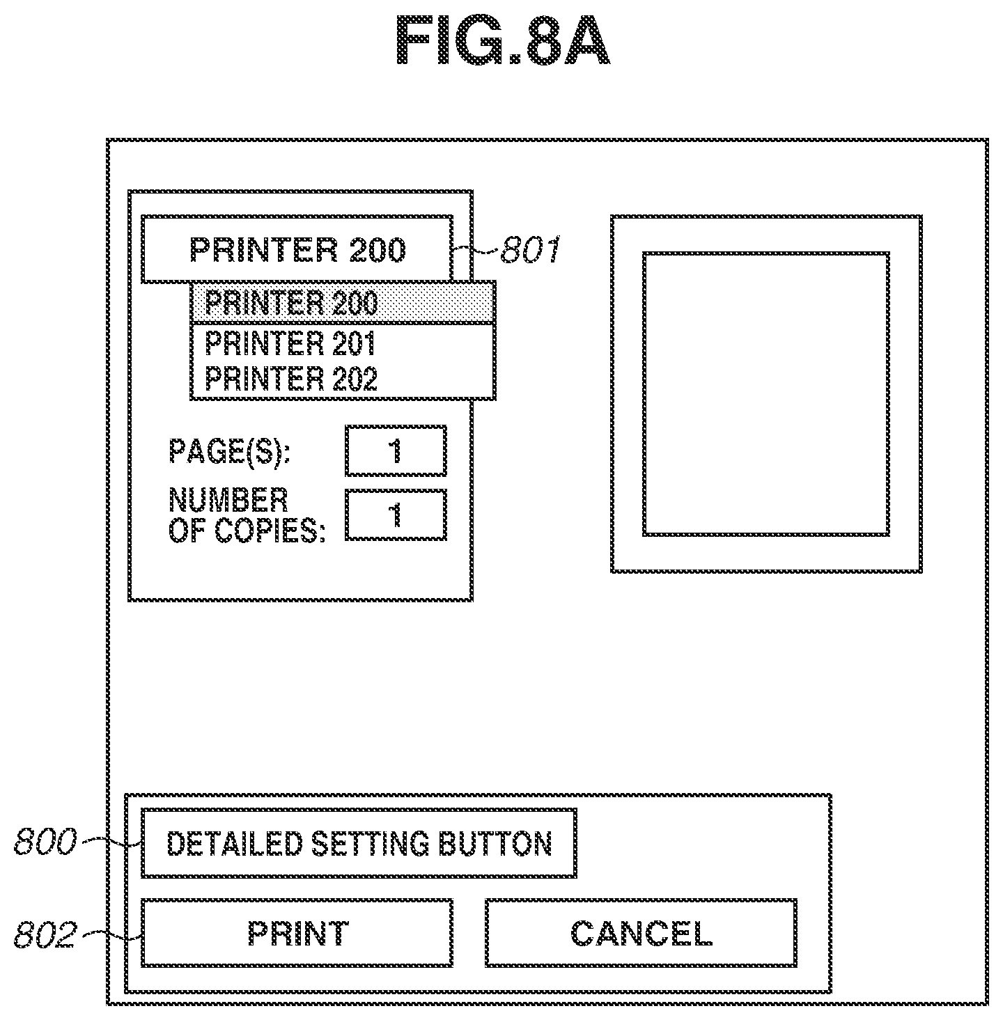 Patent US12105997 Figure 8 – Information processing apparatus, printing apparatus, and method for controlling information processing apparatus, and storage medium