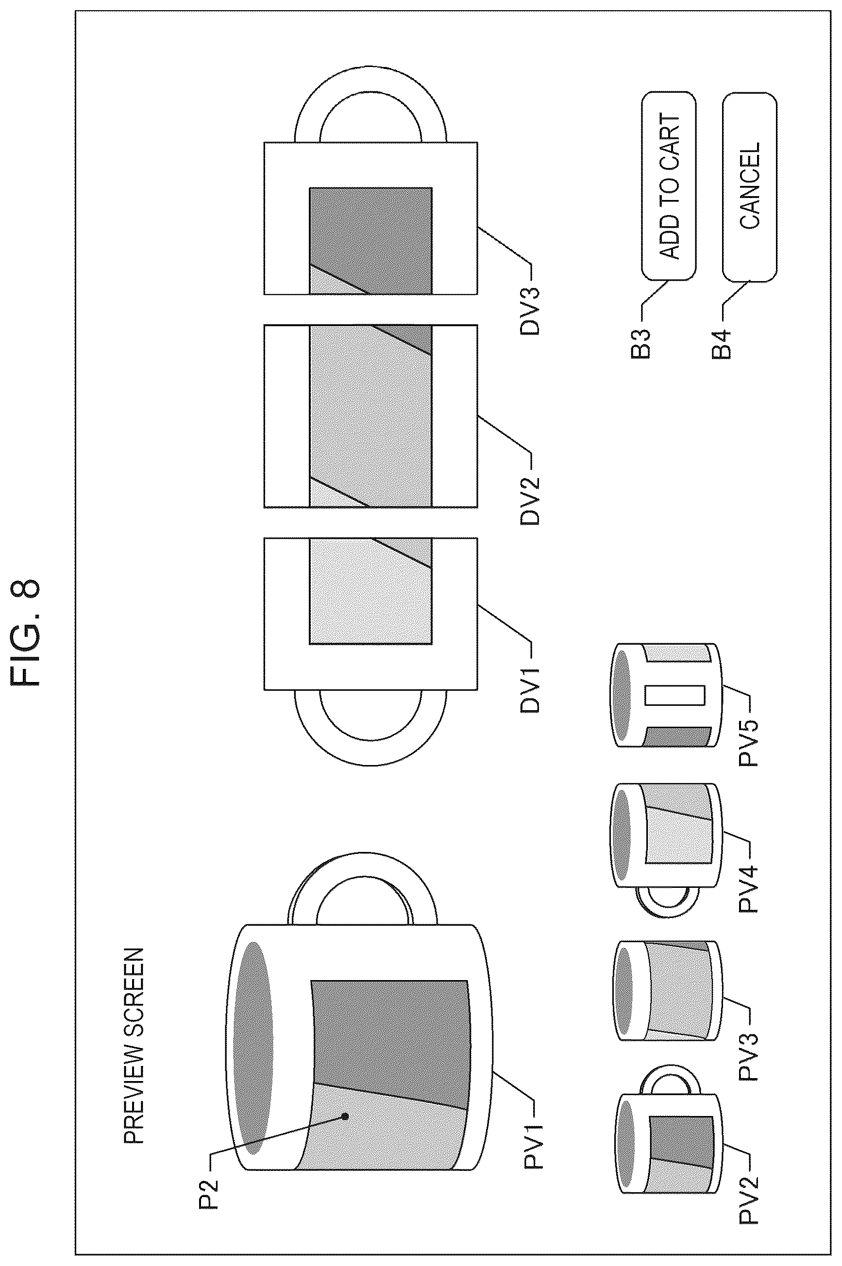 Patent US12106000 Figure 8 – Printed material production system, printing method, and non-transitory computer-readable storage medium storing printed material production program