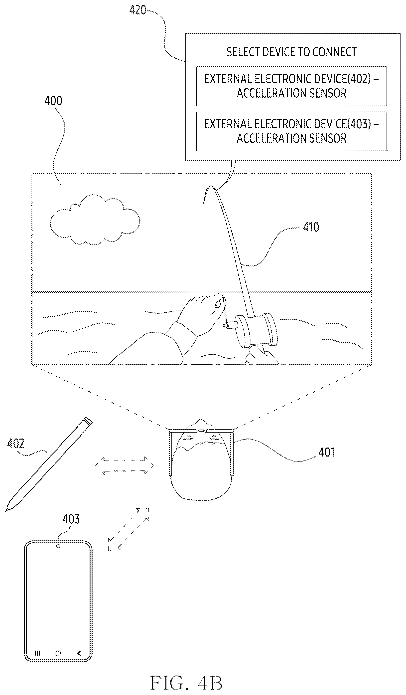 Patent US12106003 Figure 6 – Wearable device displaying visual object using sensor in external electronic device and method thereof