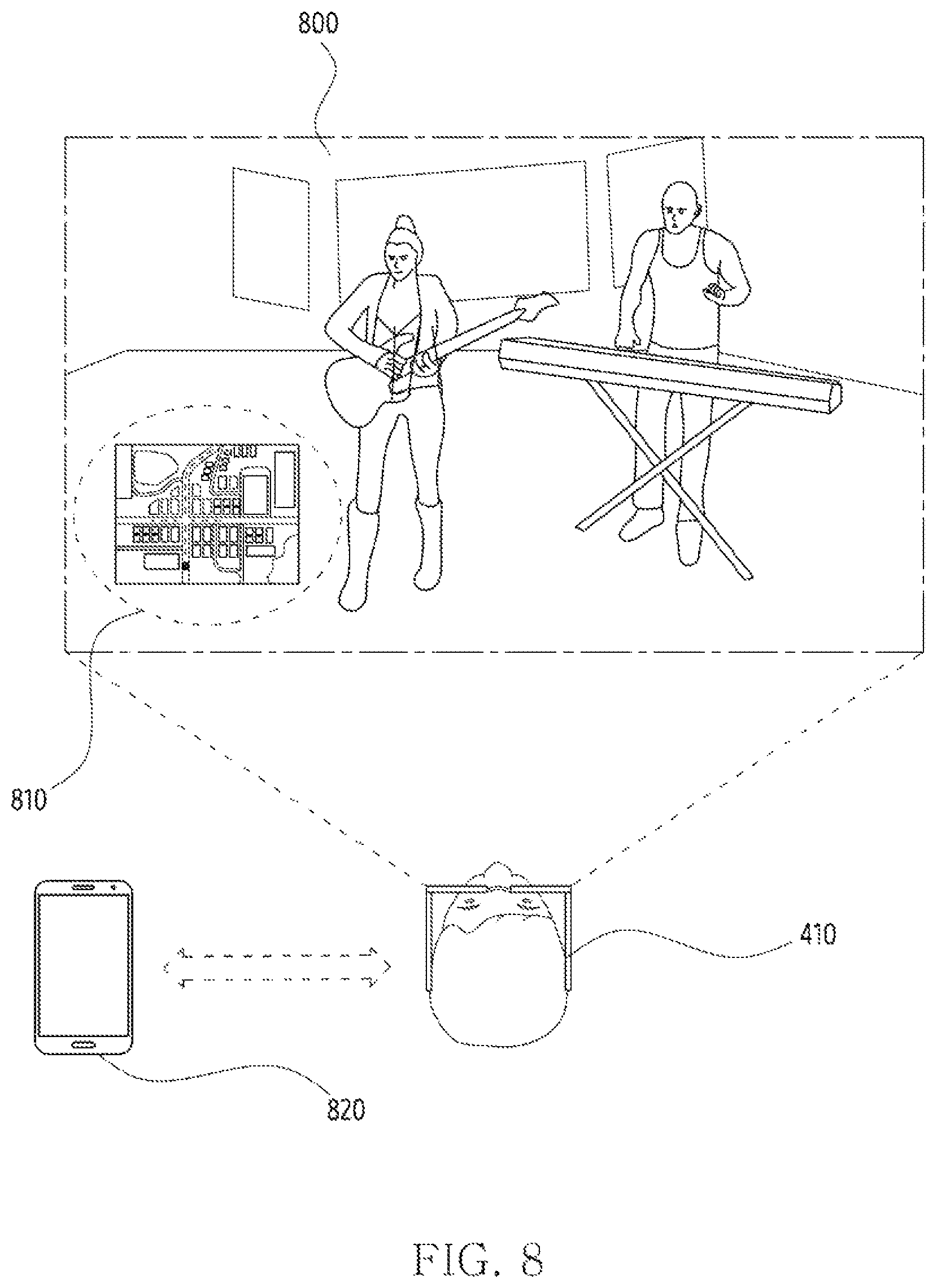 Patent US12106003 Figure 11 – Wearable device displaying visual object using sensor in external electronic device and method thereof