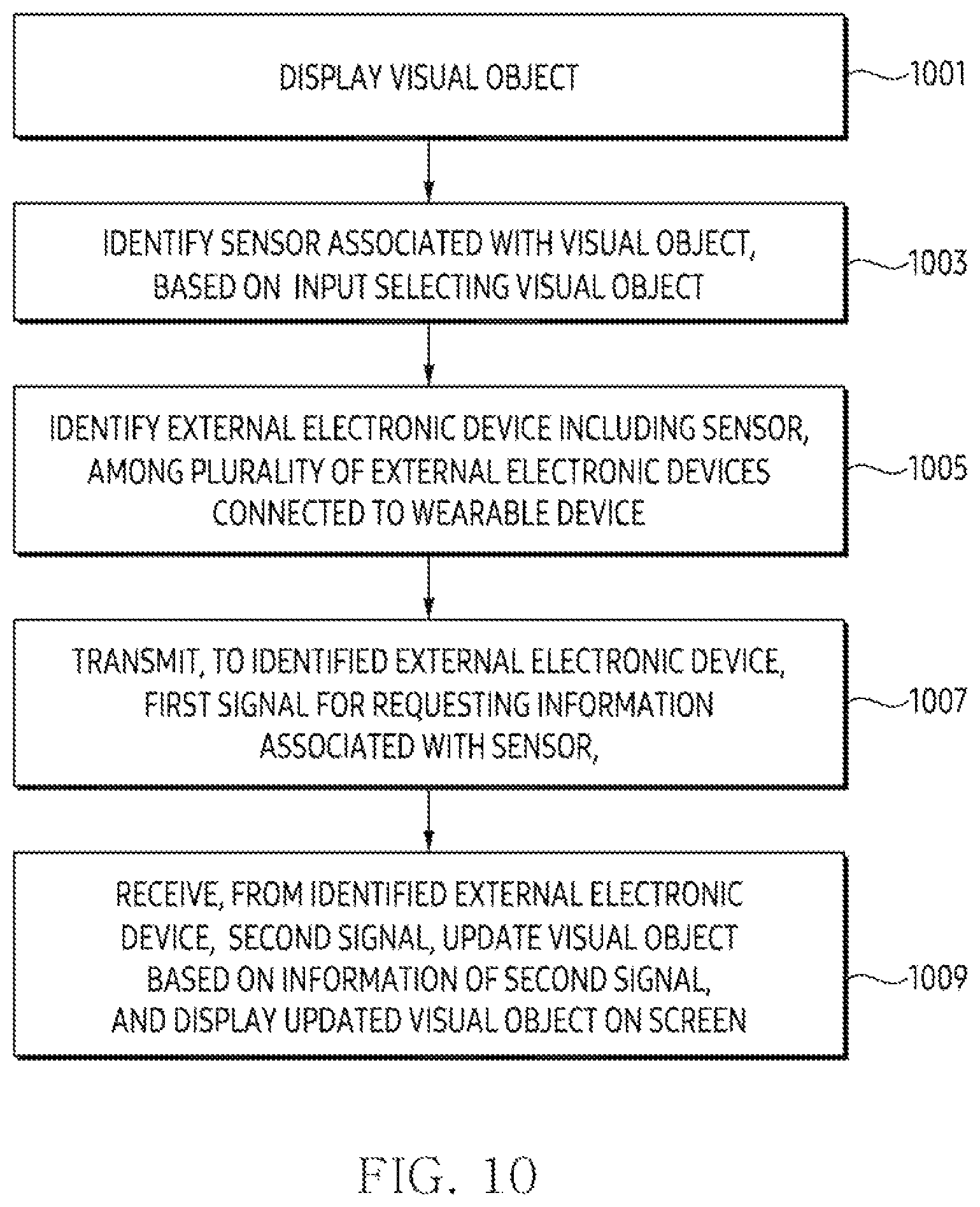 Patent US12106003 Figure 13 – Wearable device displaying visual object using sensor in external electronic device and method thereof