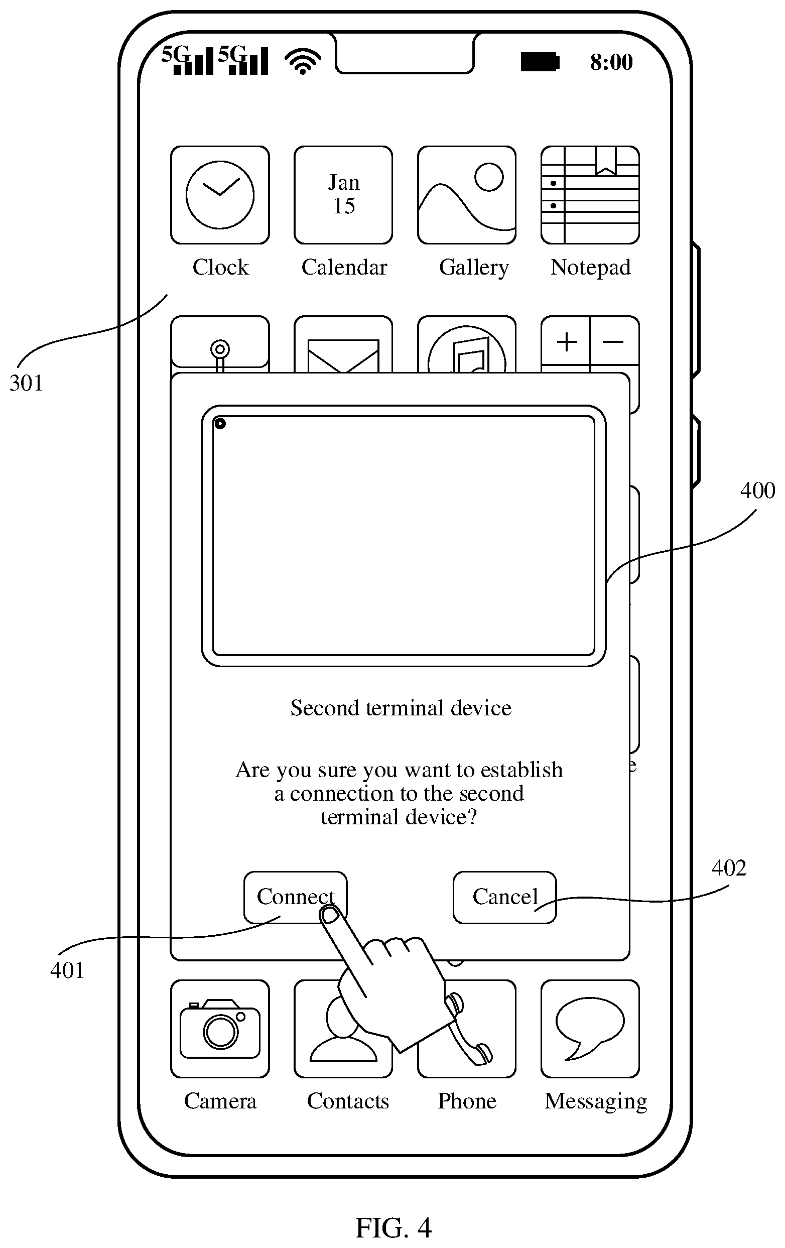 Patent US12106007 Figure 4 – Collaborative display method, terminal device, and computer-readable storage medium