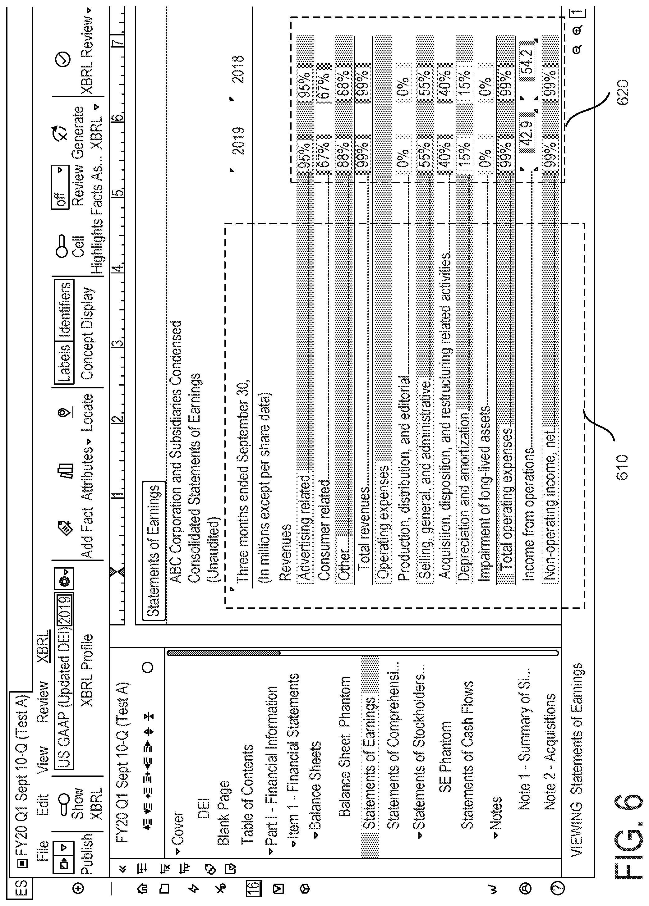 Patent US12106037 Figure 8 – Systems and methods for XBRL tag suggestion and validation