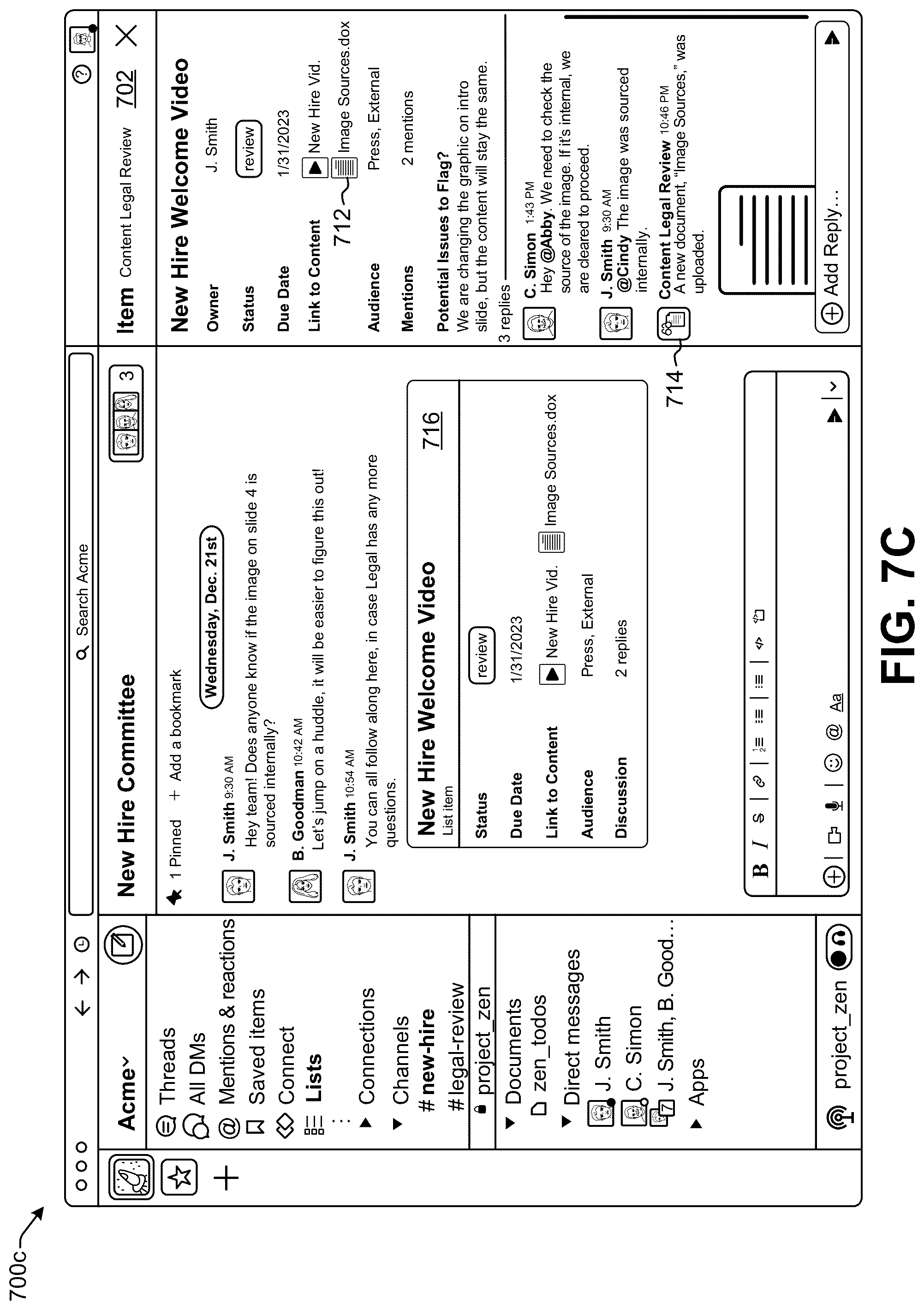 Patent US12106043 Figure 15 – Generating structured data containers for communication platform