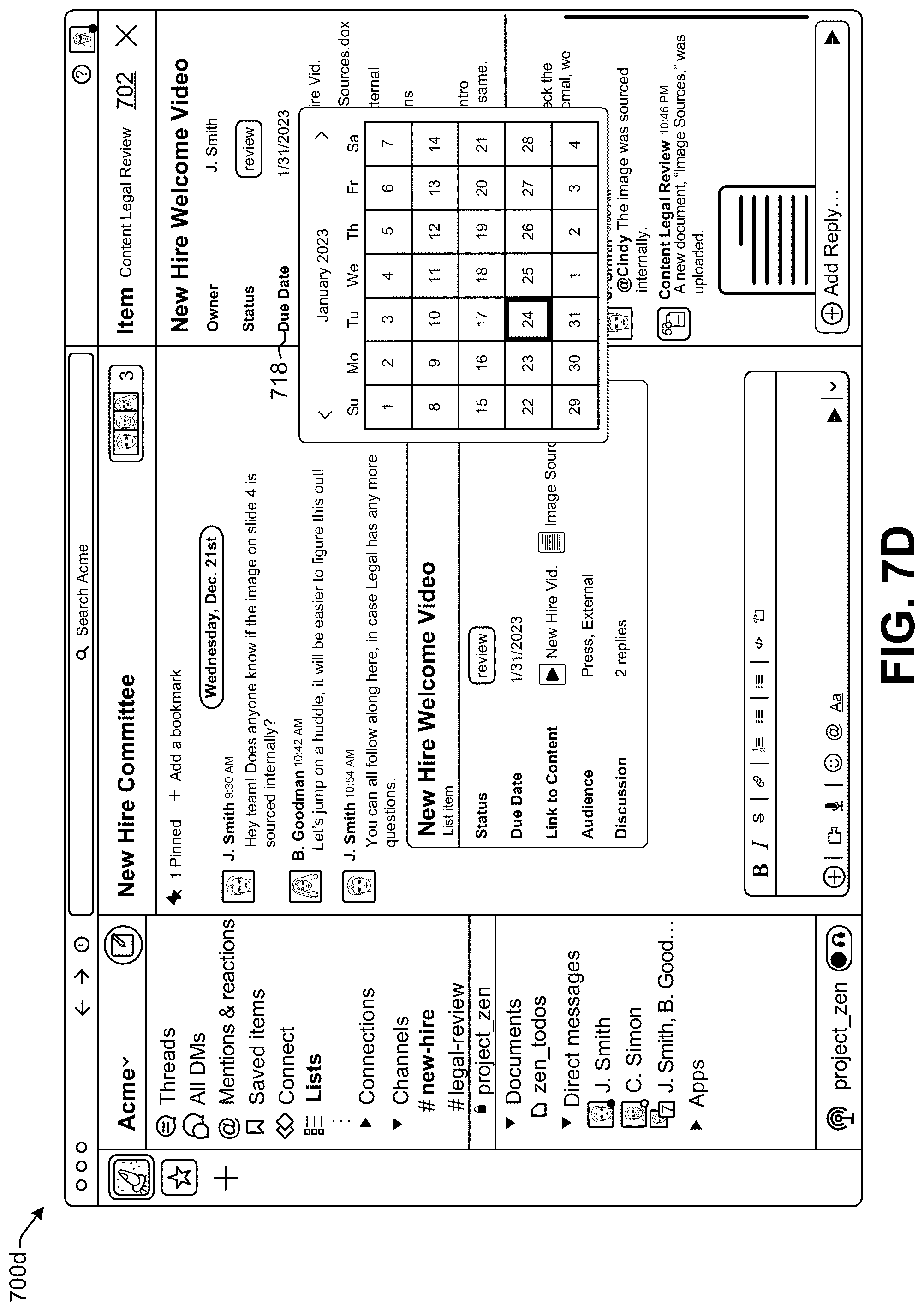 Patent US12106043 Figure 16 – Generating structured data containers for communication platform