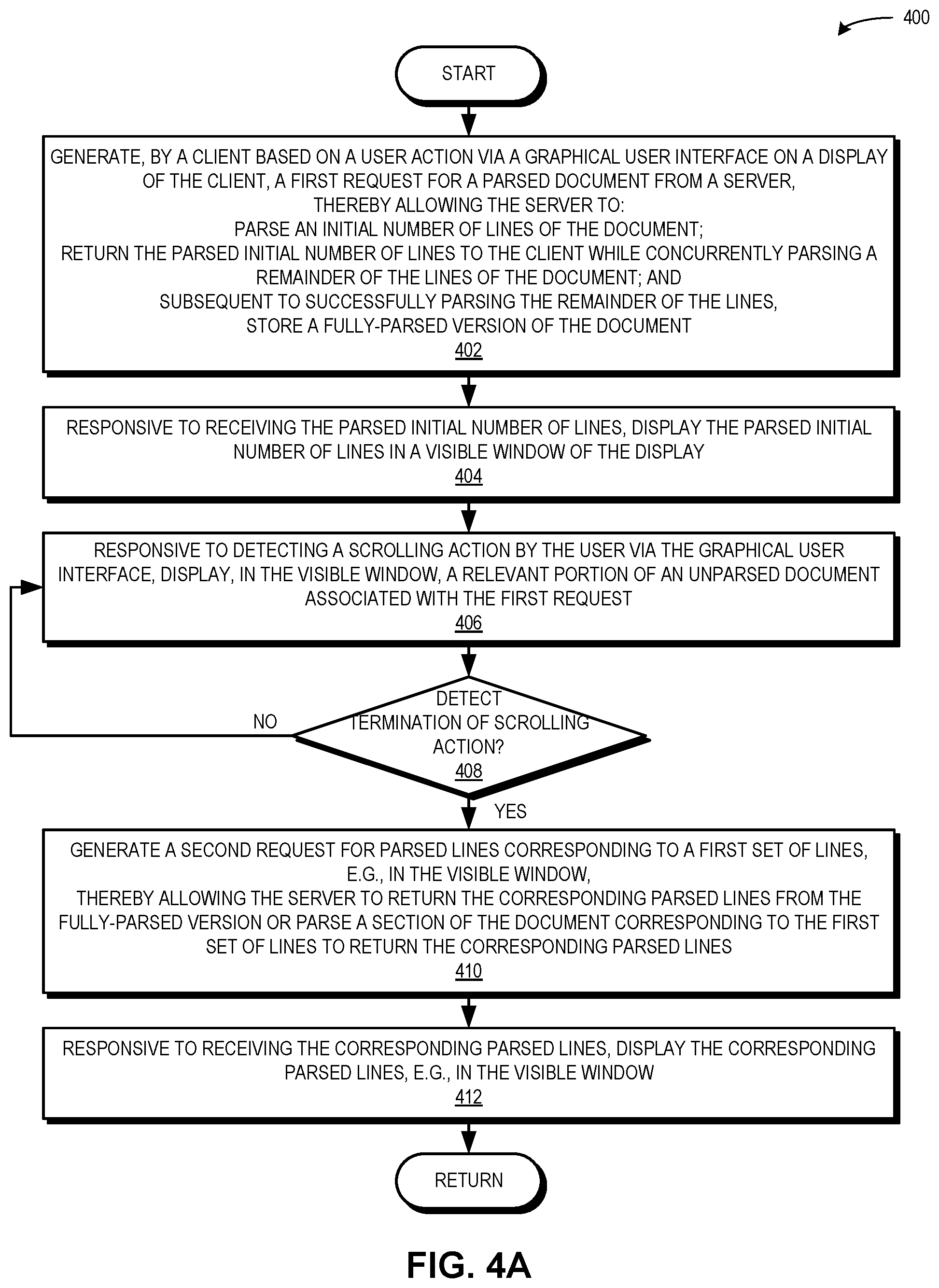 Patent US12106046 Figure 6 – Performant run-time parsing and editing in a client-server model