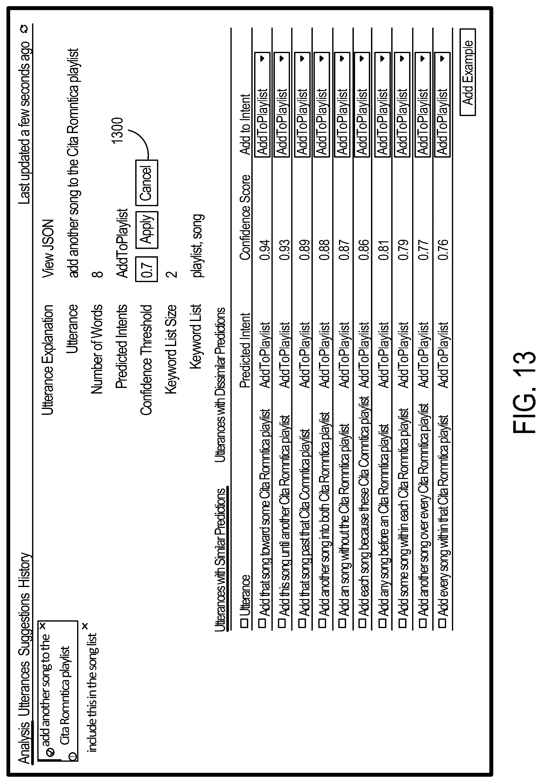 Patent US12106055 Figure 13 – Techniques for providing explanations for text classification