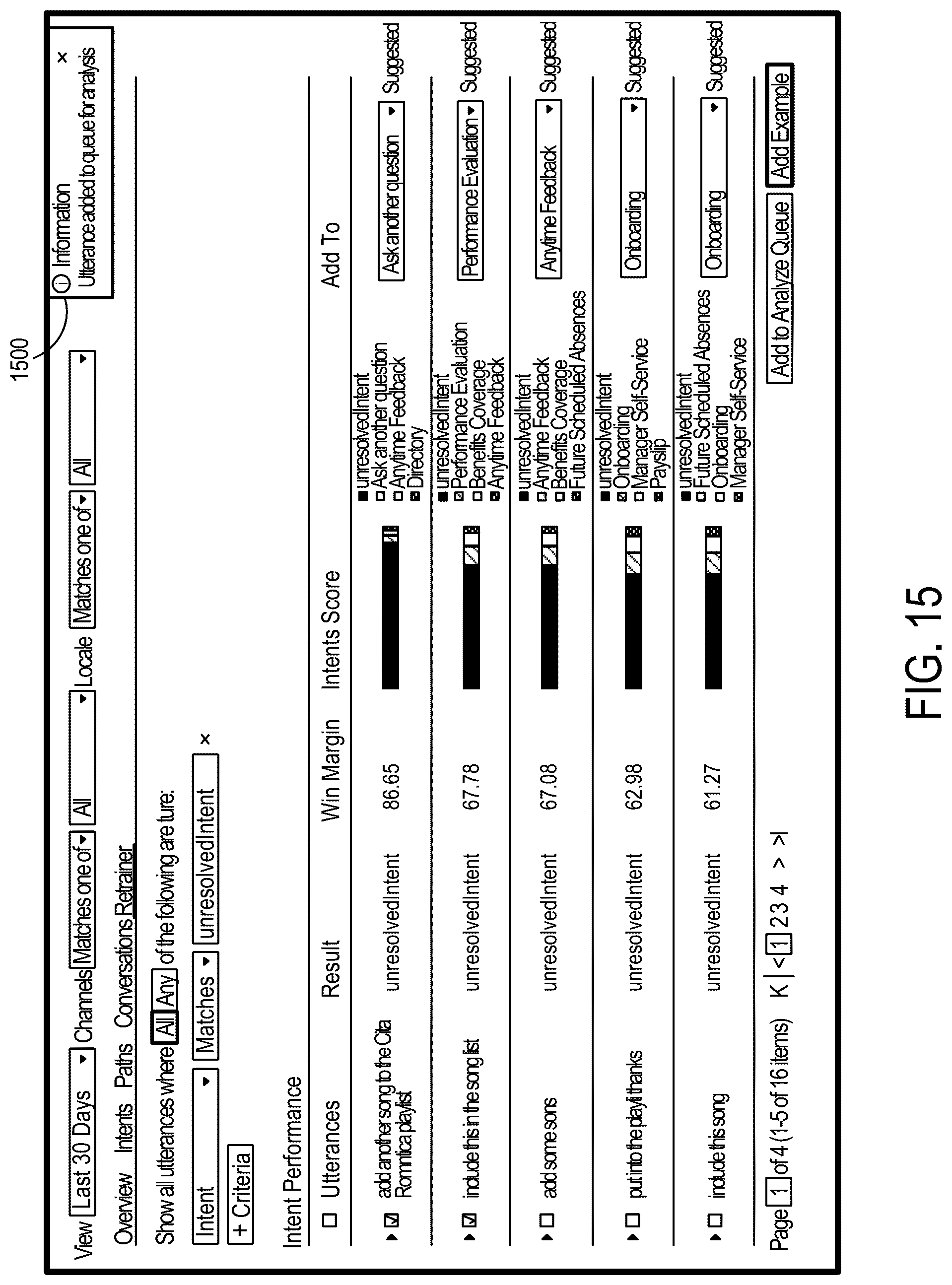 Patent US12106055 Figure 15 – Techniques for providing explanations for text classification