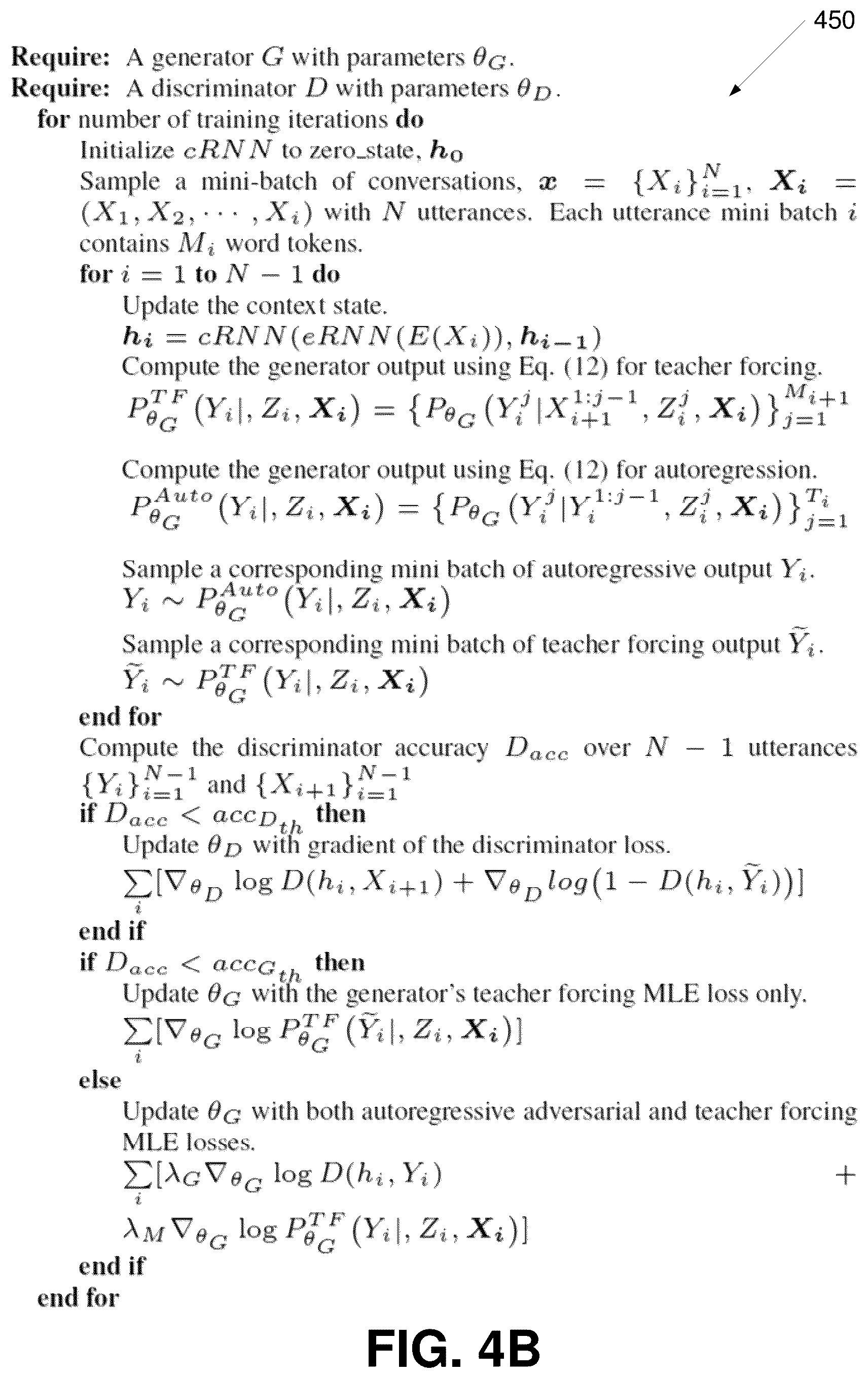 Patent US12106058 Figure 7 – Multi-turn dialogue response generation using asymmetric adversarial machine classifiers