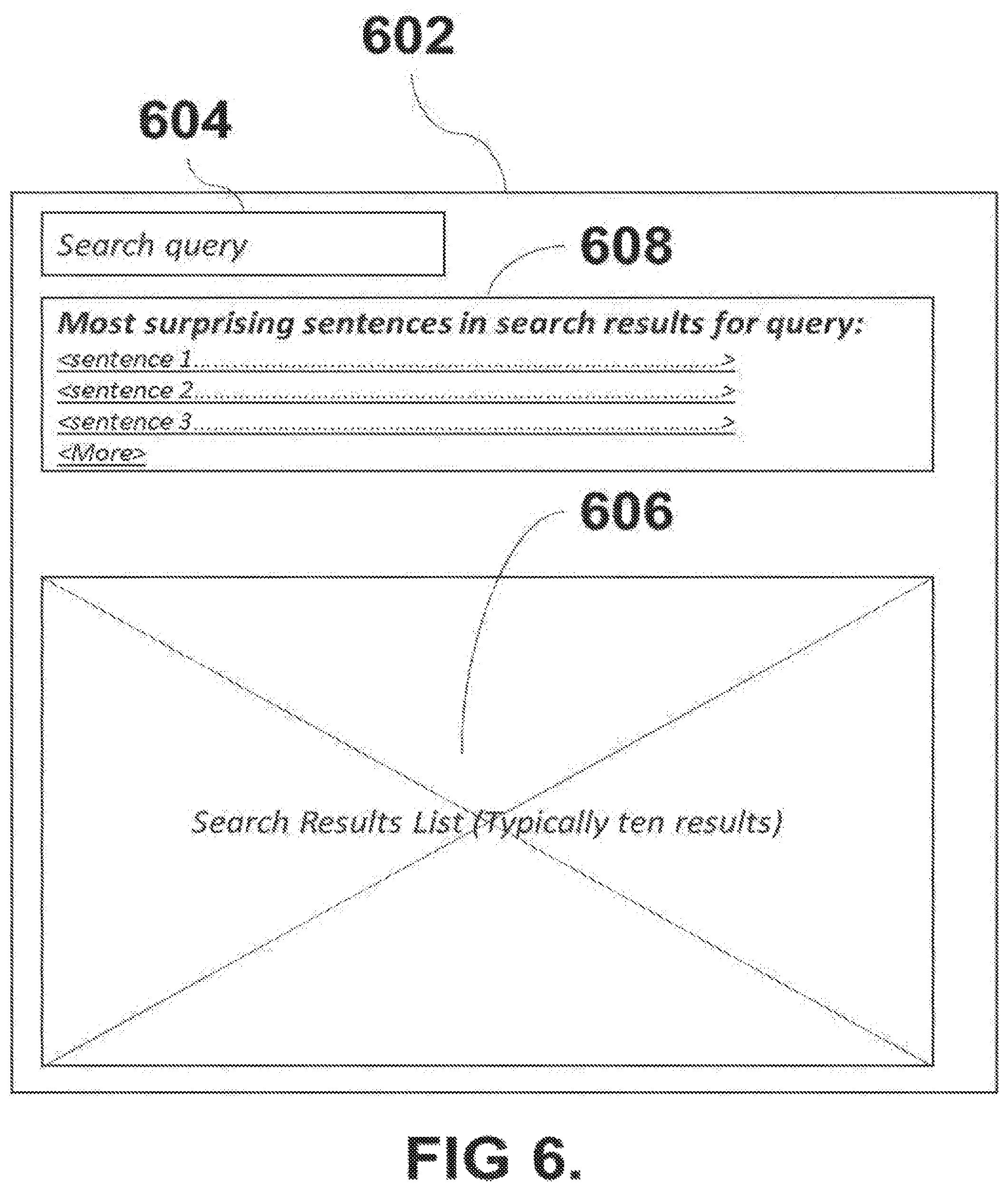 Patent US12106063 Figure 6 – Method and system for generating a surprisingness score for sentences within geoscience text