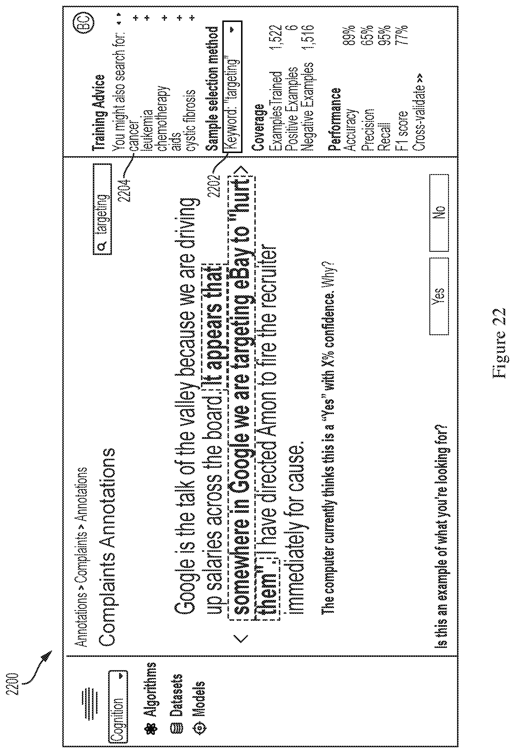 Patent US12106078 Figure 20 – Systems and methods for rapidly building, managing, and sharing machine learning models