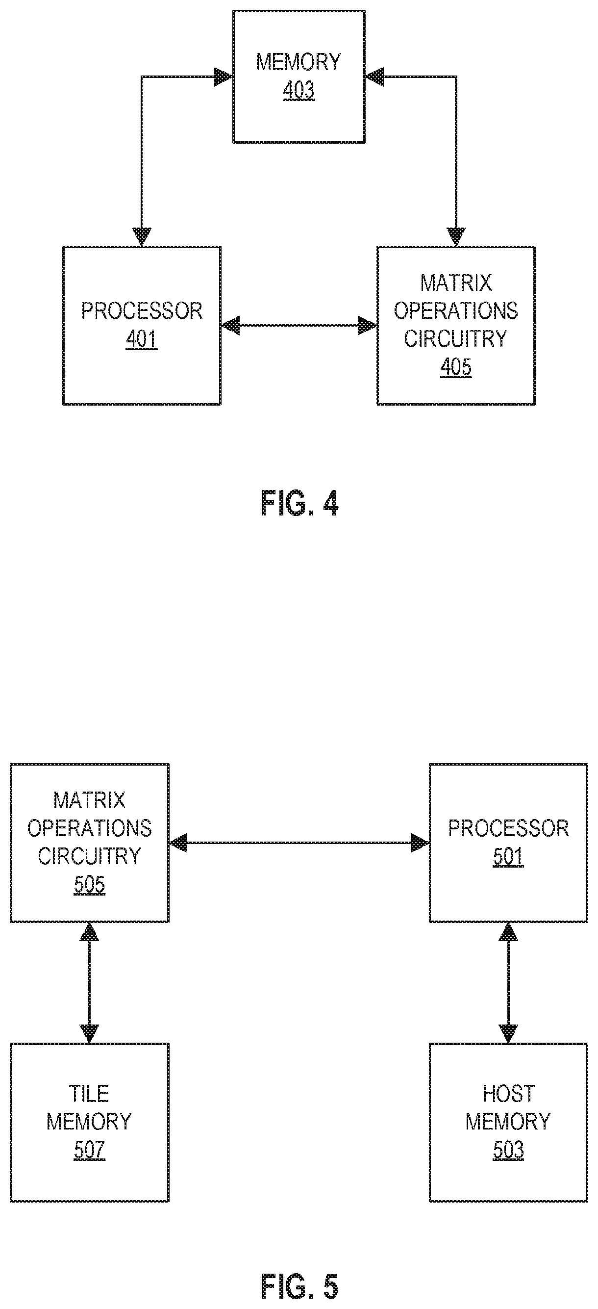 Patent US12106100 Figure 4 – Systems, methods, and apparatuses for matrix operations
