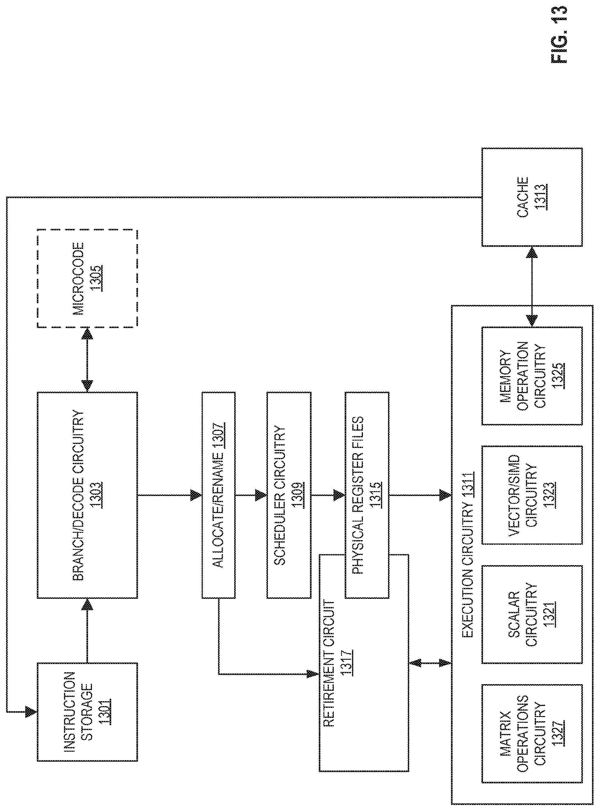 Patent US12106100 Figure 12 – Systems, methods, and apparatuses for matrix operations