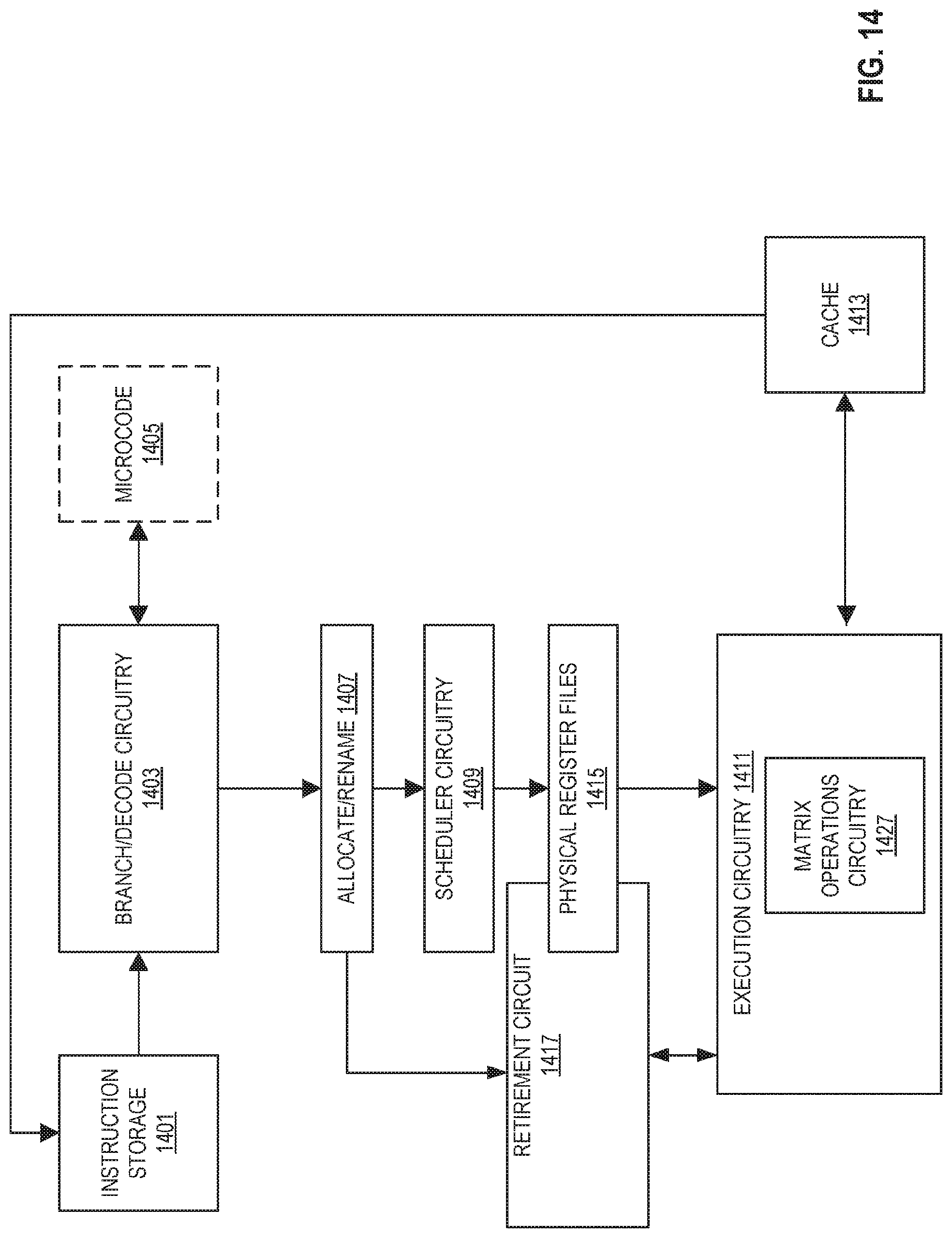 Patent US12106100 Figure 13 – Systems, methods, and apparatuses for matrix operations