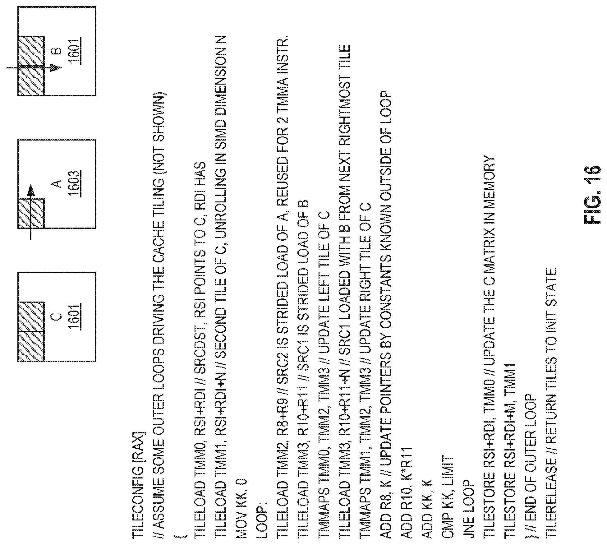 Patent US12106100 Figure 15 – Systems, methods, and apparatuses for matrix operations