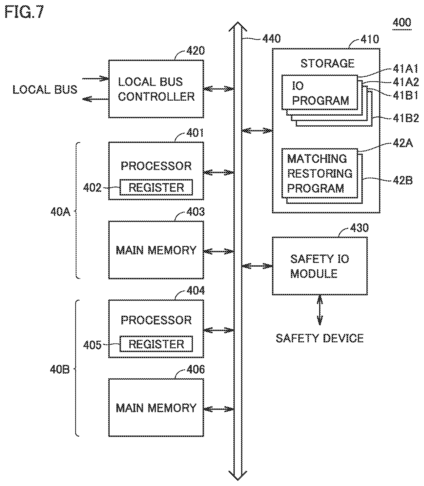 Patent US12106103 Figure 7 – Information processing device, control method, and non-transitory computer readable medium