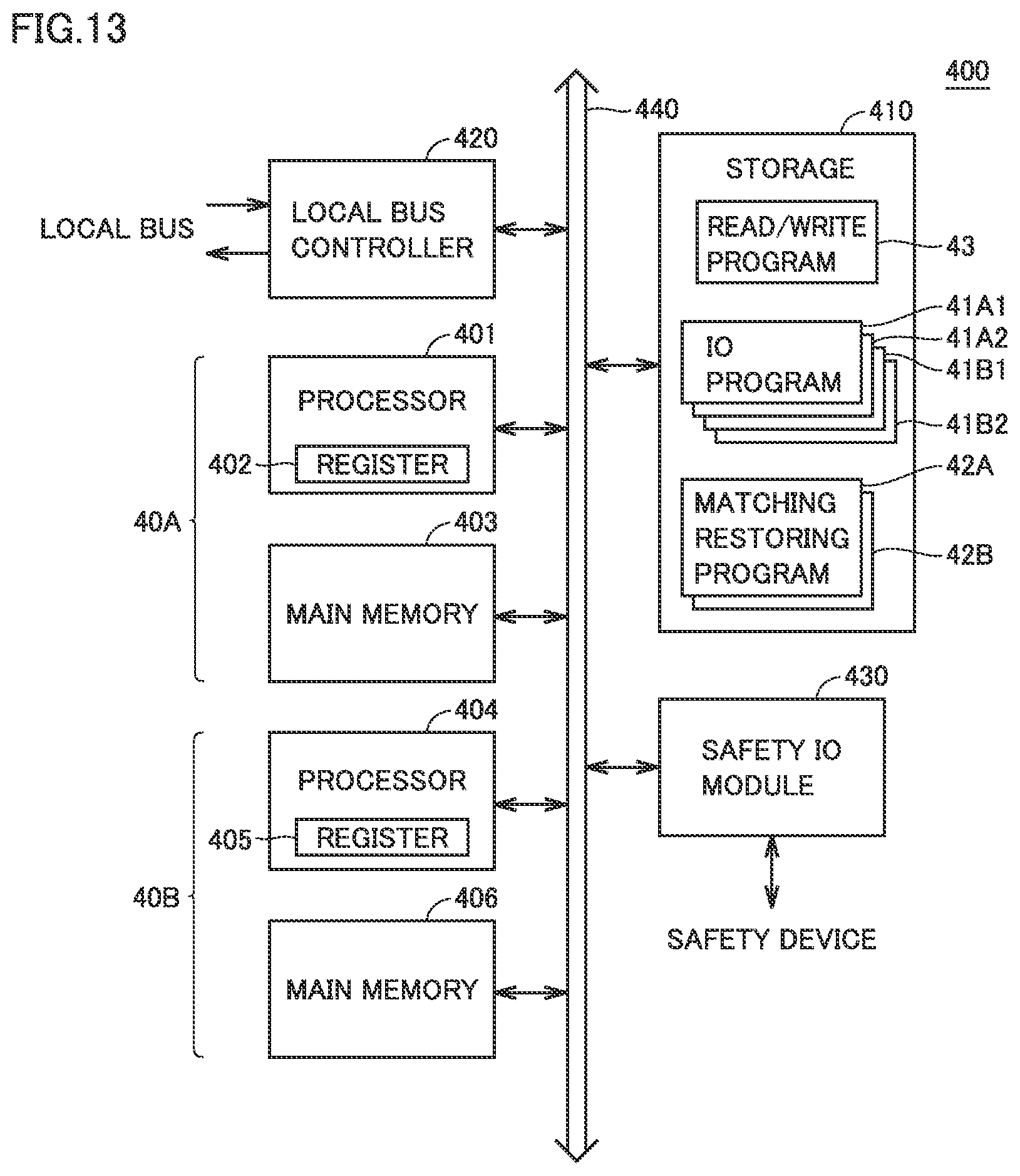 Patent US12106103 Figure 13 – Information processing device, control method, and non-transitory computer readable medium