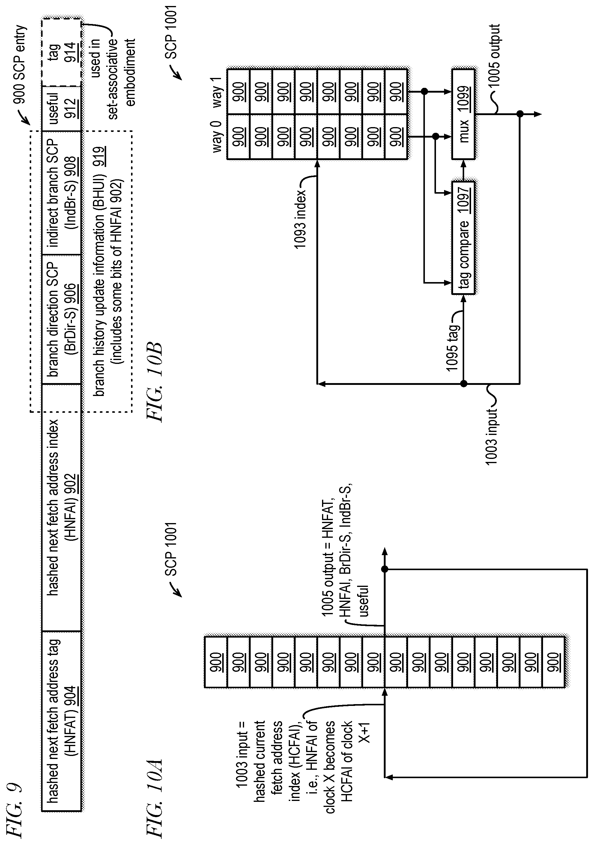 Patent US12106111 Figure 6 – Prediction unit with first predictor that provides a hashed fetch address of a current fetch block to its own input and to a second predictor that uses it to predict the fetch address of a next fetch block