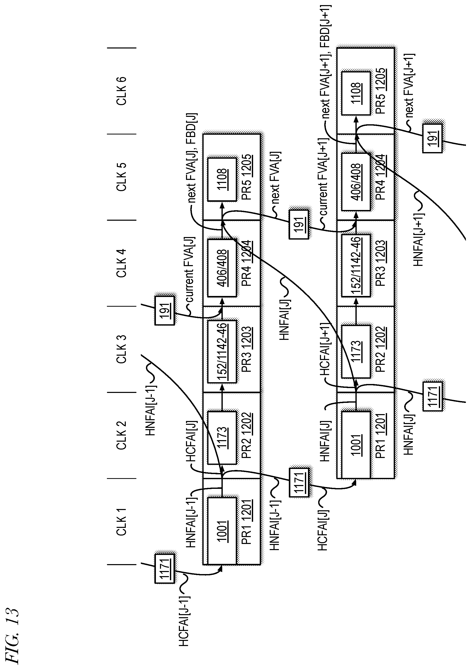 Patent US12106111 Figure 9 – Prediction unit with first predictor that provides a hashed fetch address of a current fetch block to its own input and to a second predictor that uses it to predict the fetch address of a next fetch block