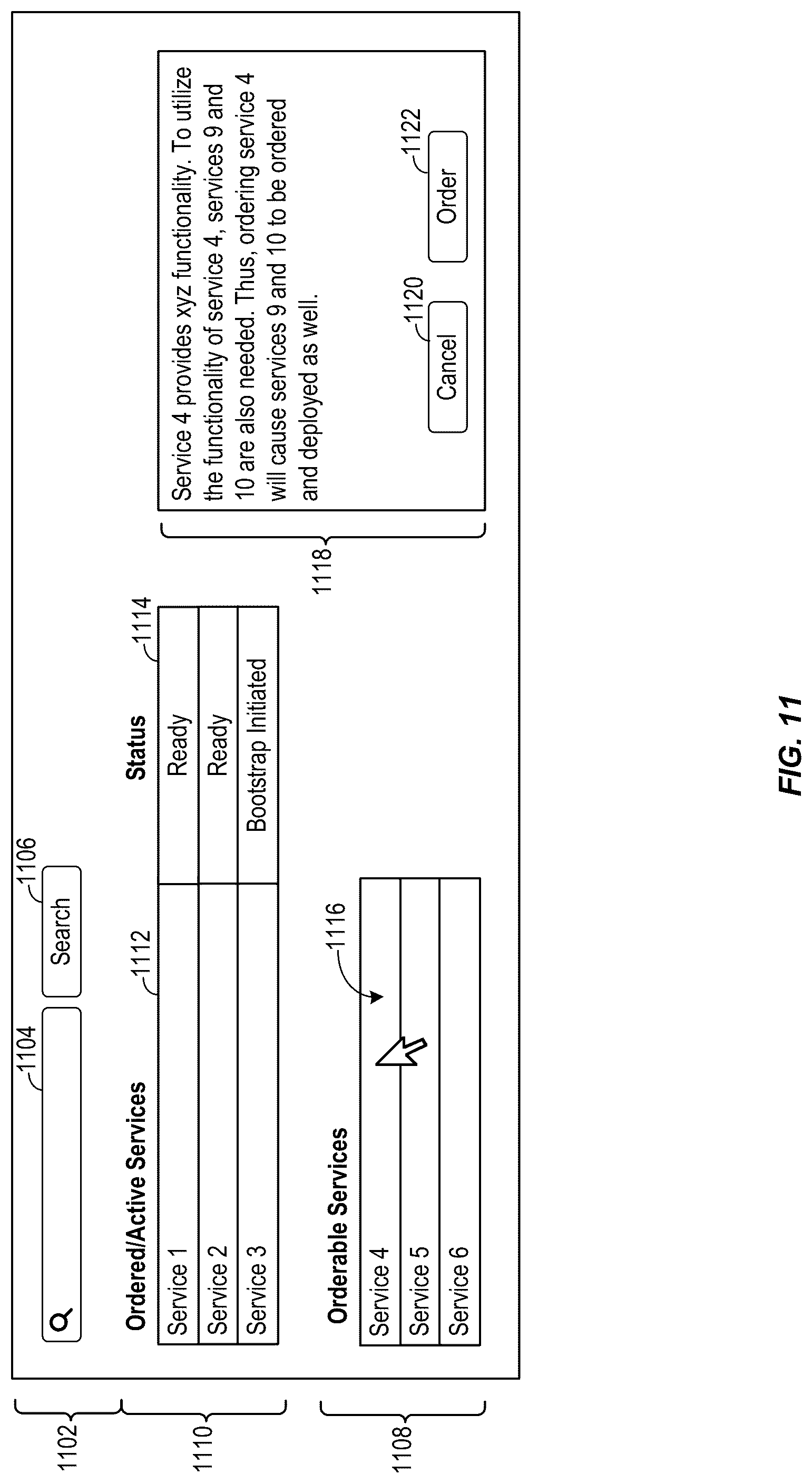 Patent US12106117 Figure 11 – Techniques for providing cloud services on demand