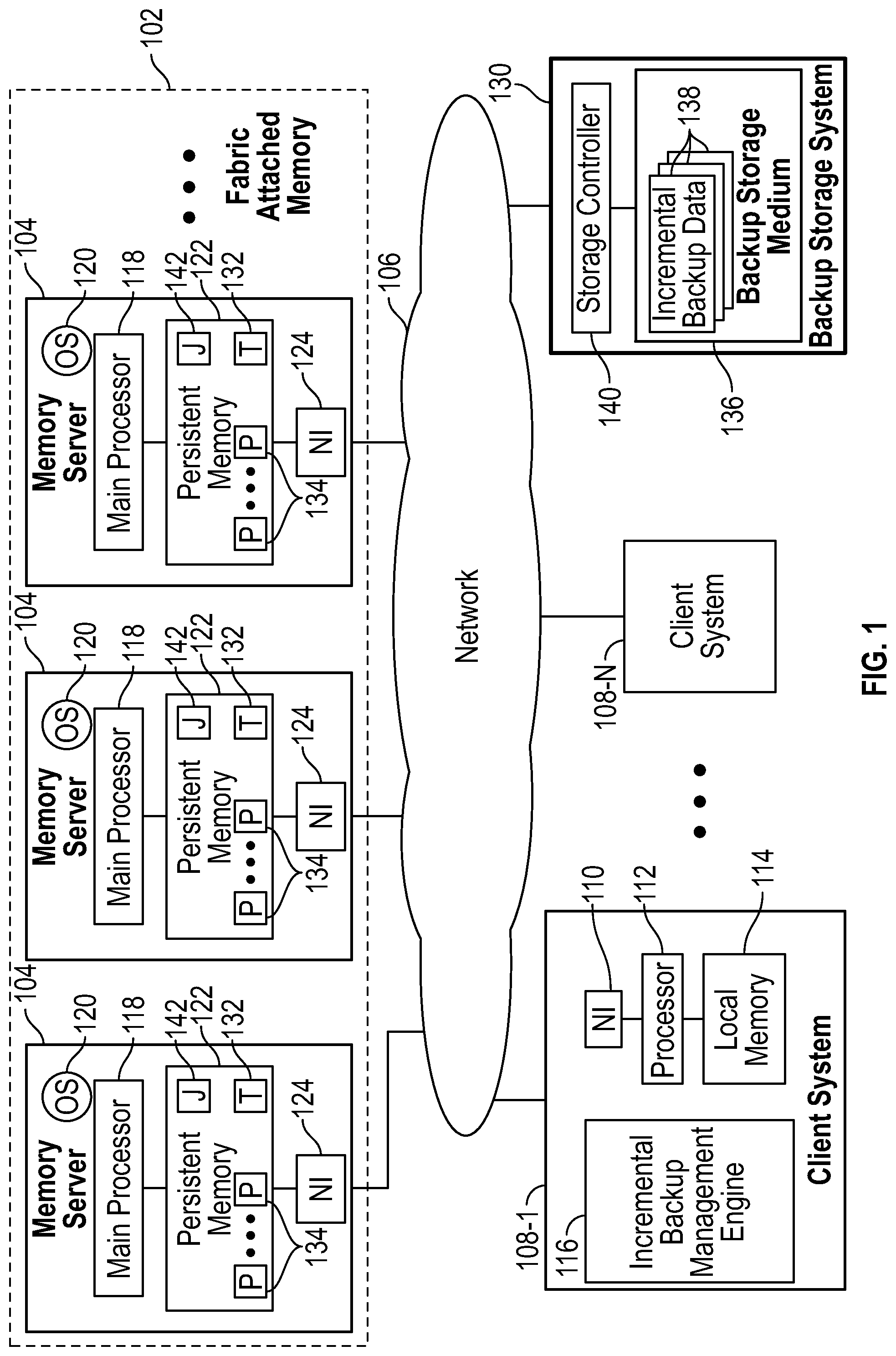 Patent US12106119 Figure 1 – Client update of data modification tracking structure