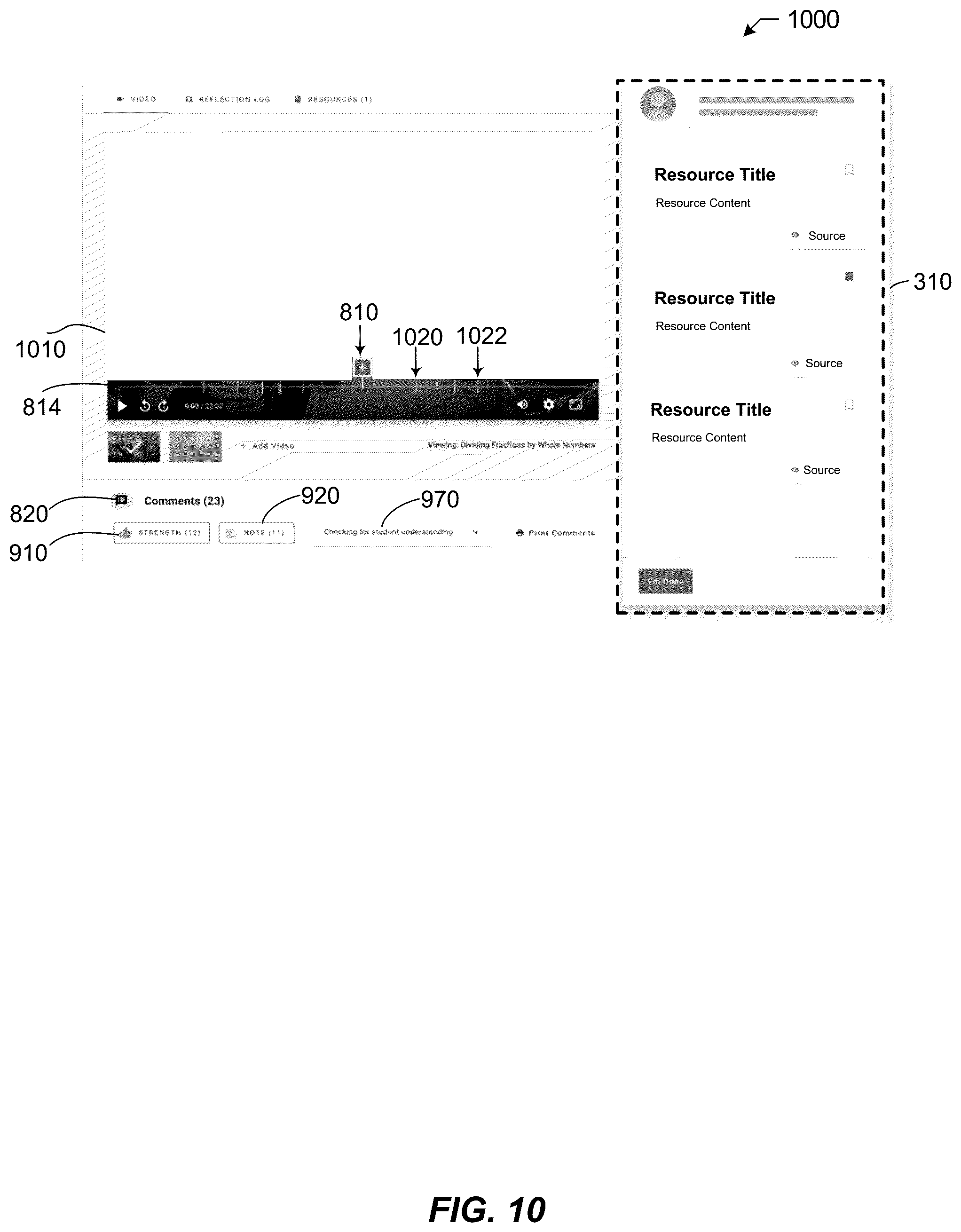 Patent US12106126 Figure 10 – Conversational assistant control of a graphical user interface