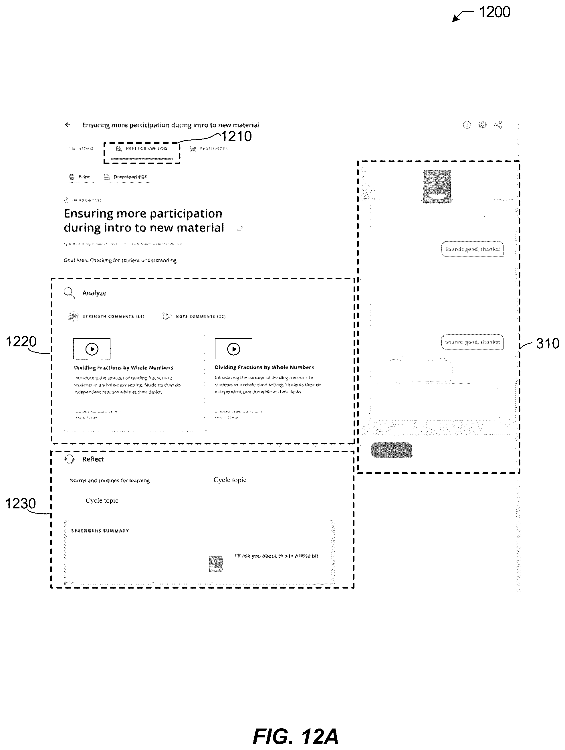 Patent US12106126 Figure 12 – Conversational assistant control of a graphical user interface