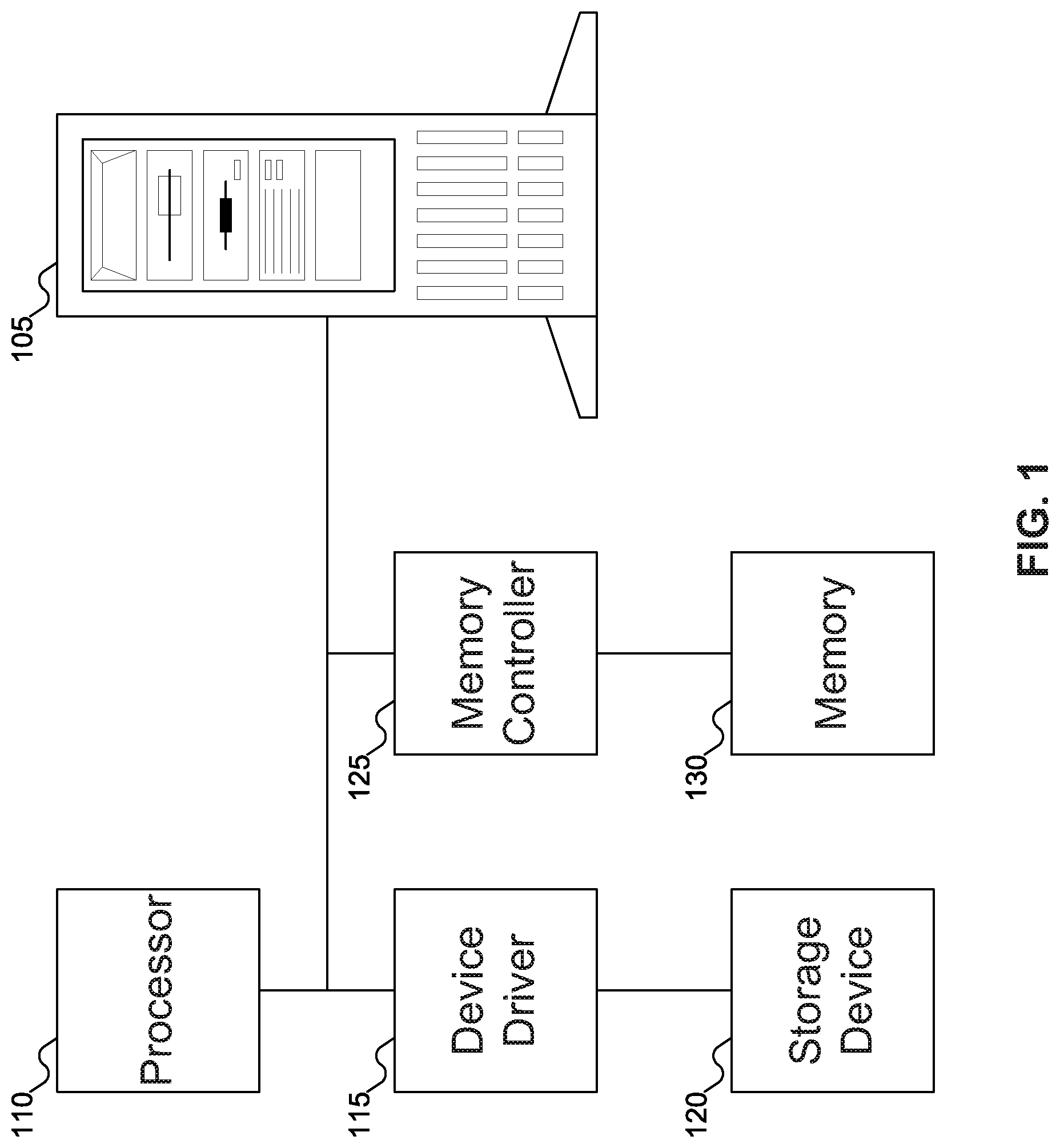Patent US12106134 Figure 1 – Mechanism to dynamically allocate physical storage device resources in virtualized environments