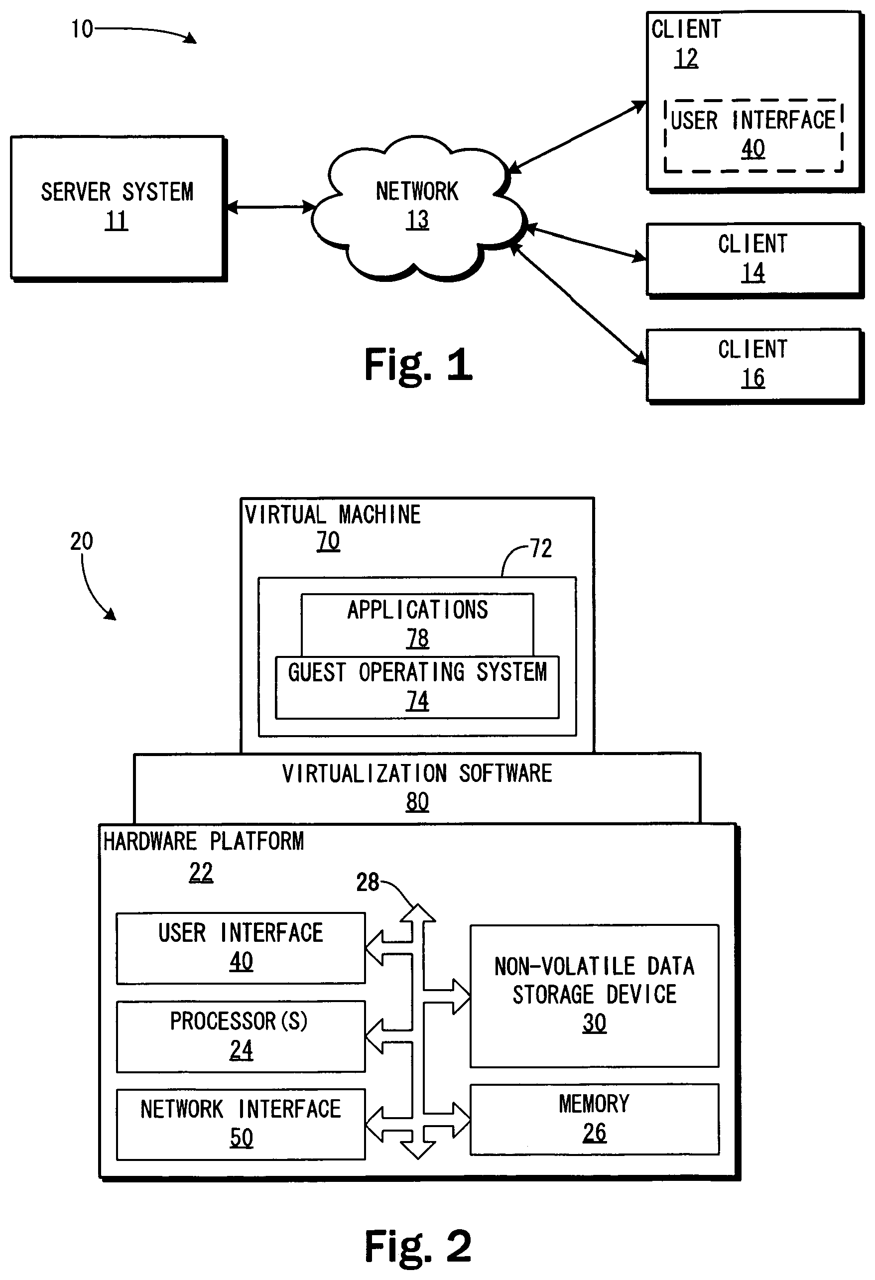 Patent US12106137 Figure 1 – Extending server-based desktop virtual machine architecture to client machines