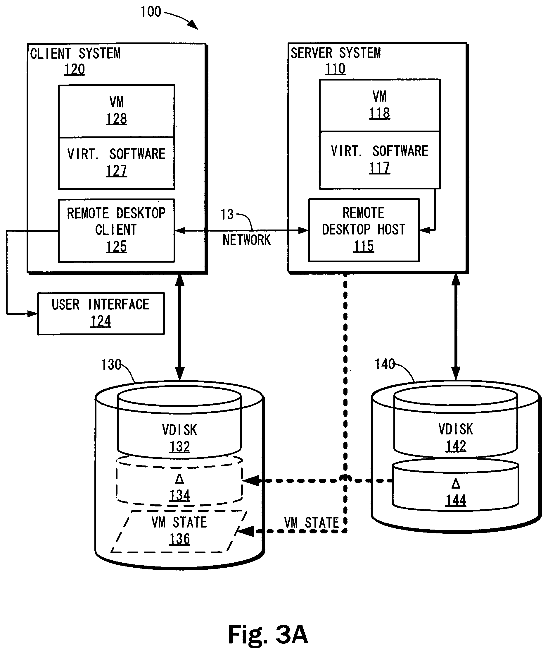 Patent US12106137 Figure 2 – Extending server-based desktop virtual machine architecture to client machines