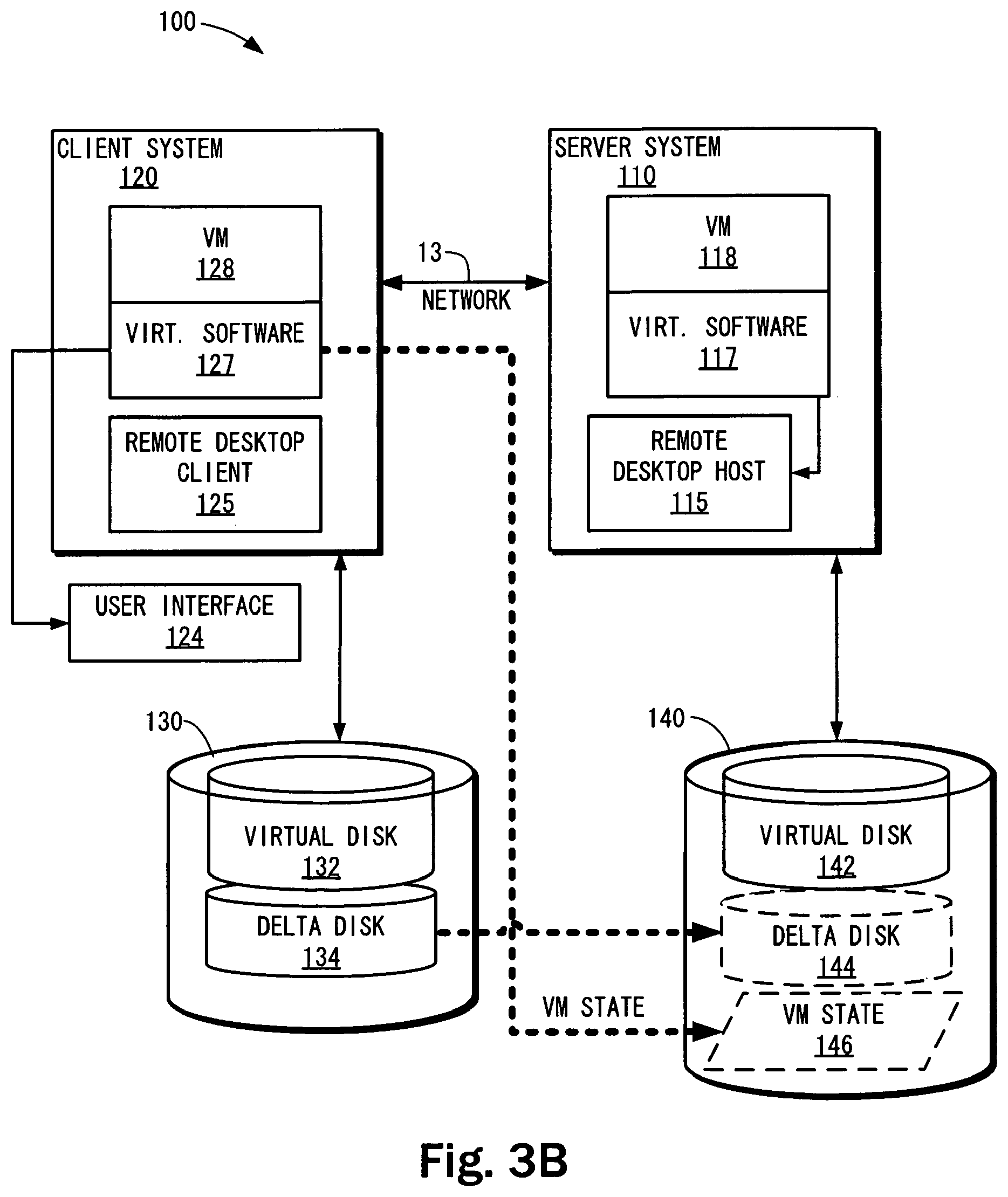 Patent US12106137 Figure 3 – Extending server-based desktop virtual machine architecture to client machines