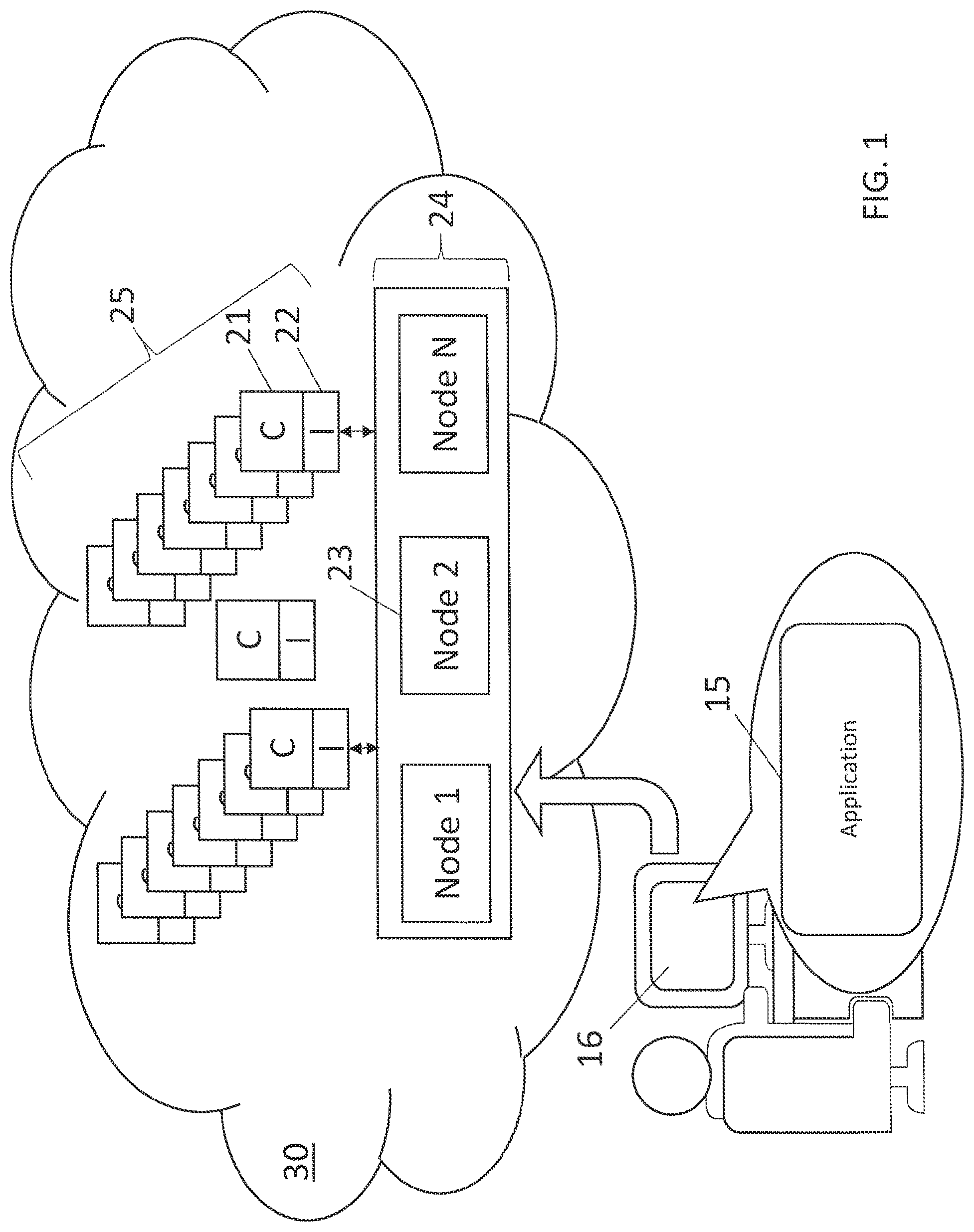 Patent US12106139 Figure 1 – Self orchestrated containers for cloud computing