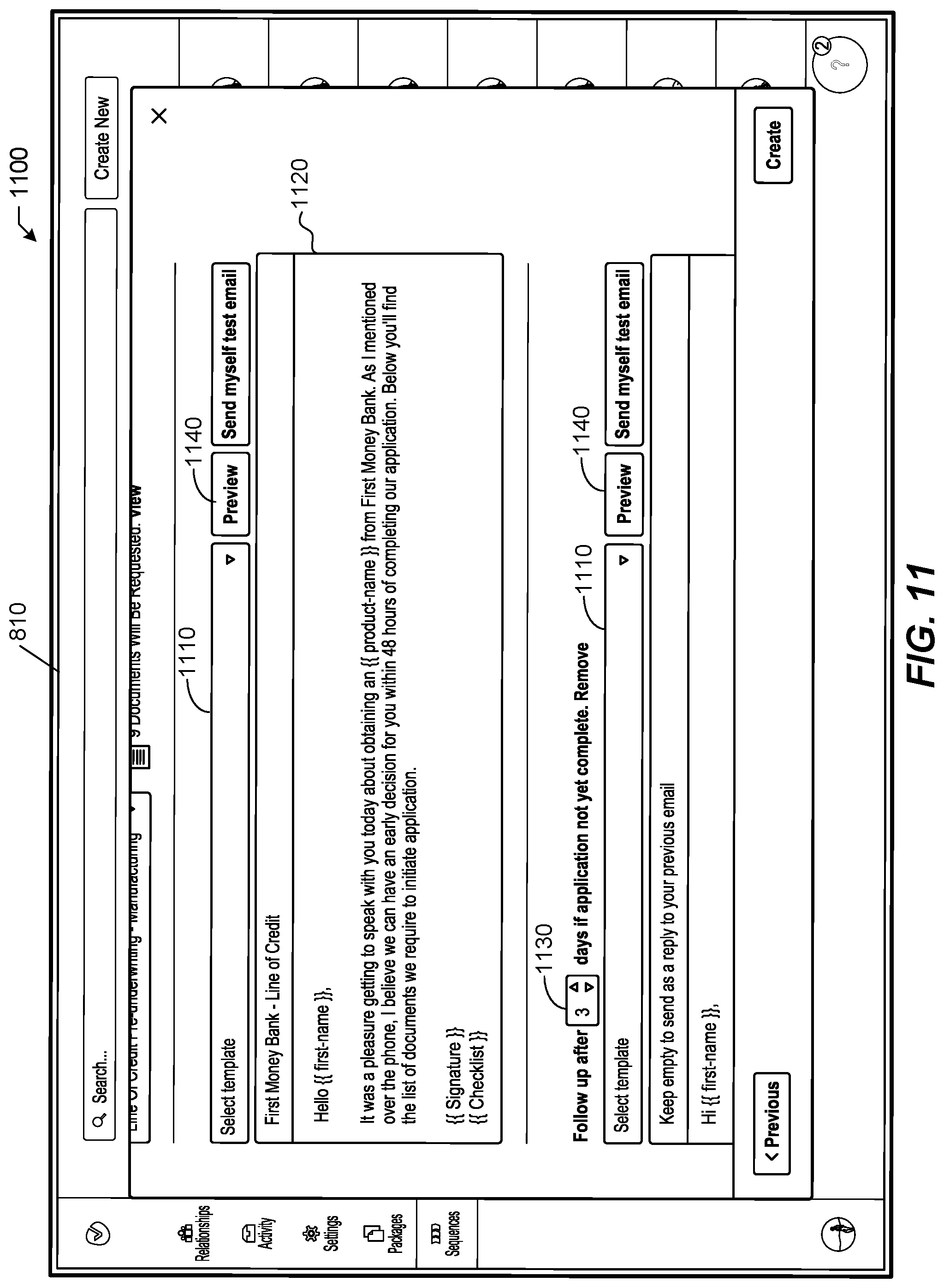 Patent US12106140 Figure 11 – Transaction processing computer system with multi-channel communication control and decision support