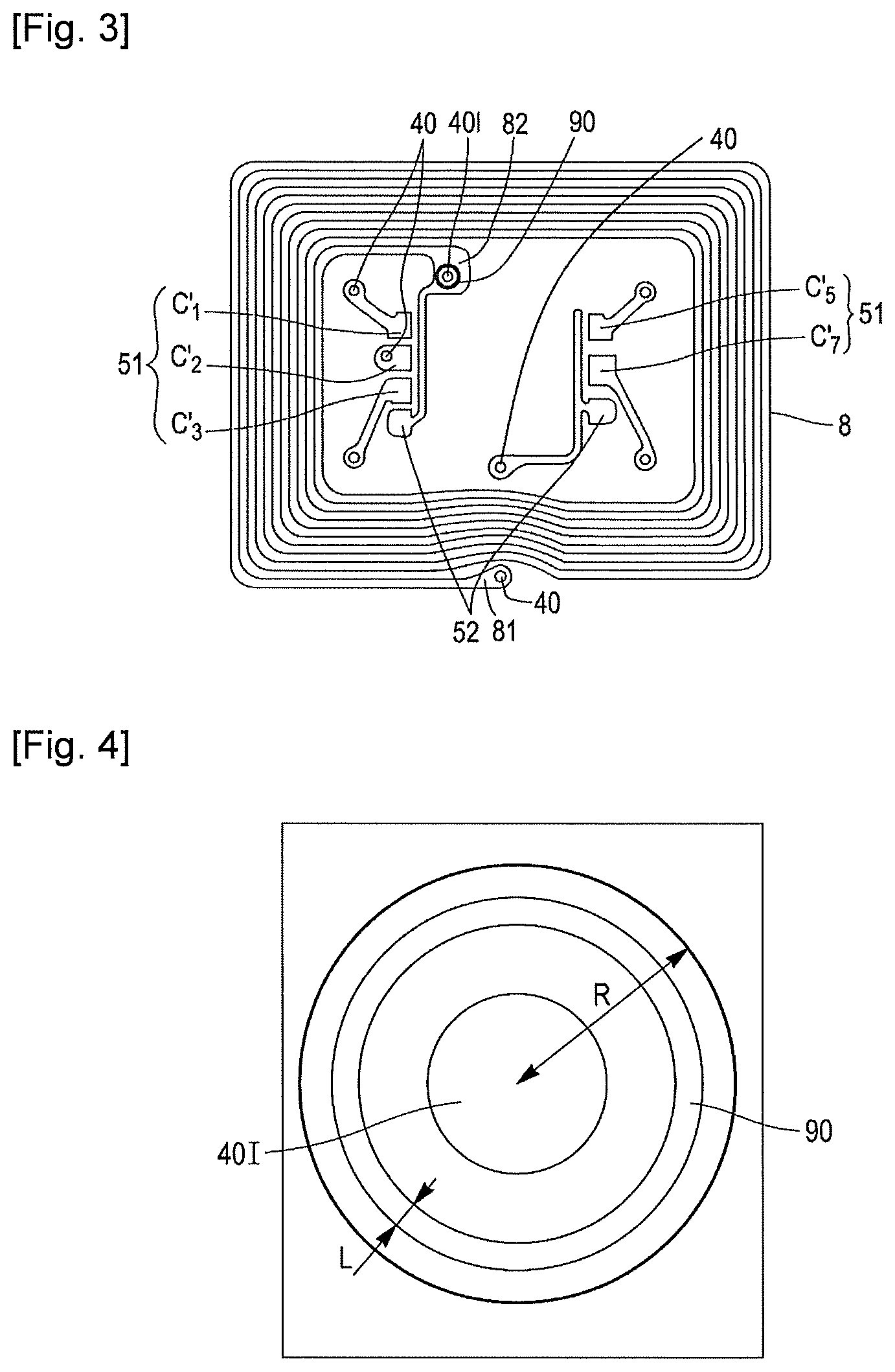 Patent US12106168 Figure 2 – Method for electrochemical metallization of a double-sided electrical circuit for a smart card and electrical circuit produced using said method