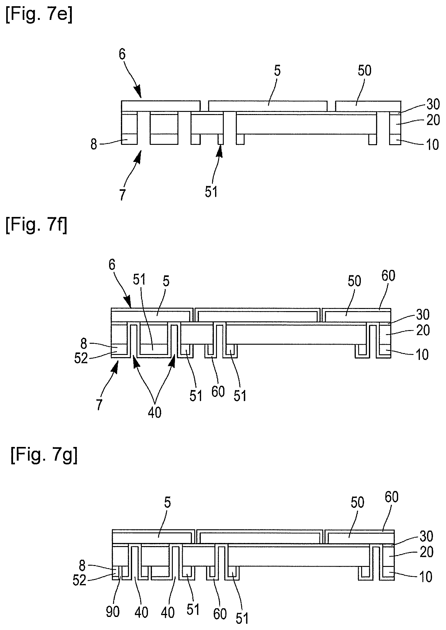 Patent US12106168 Figure 5 – Method for electrochemical metallization of a double-sided electrical circuit for a smart card and electrical circuit produced using said method