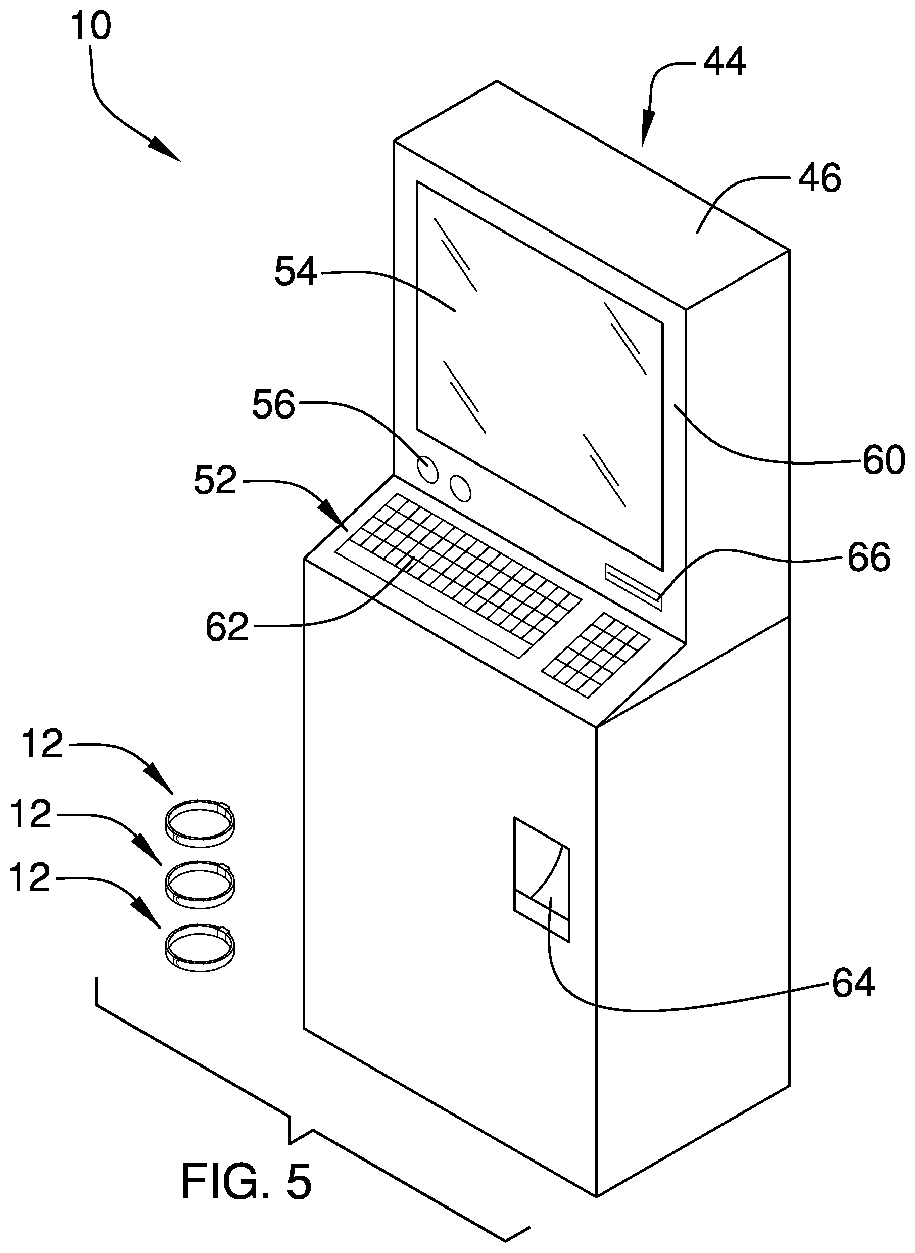 Patent US12106172 Figure 3 – System for locating people in a defined area