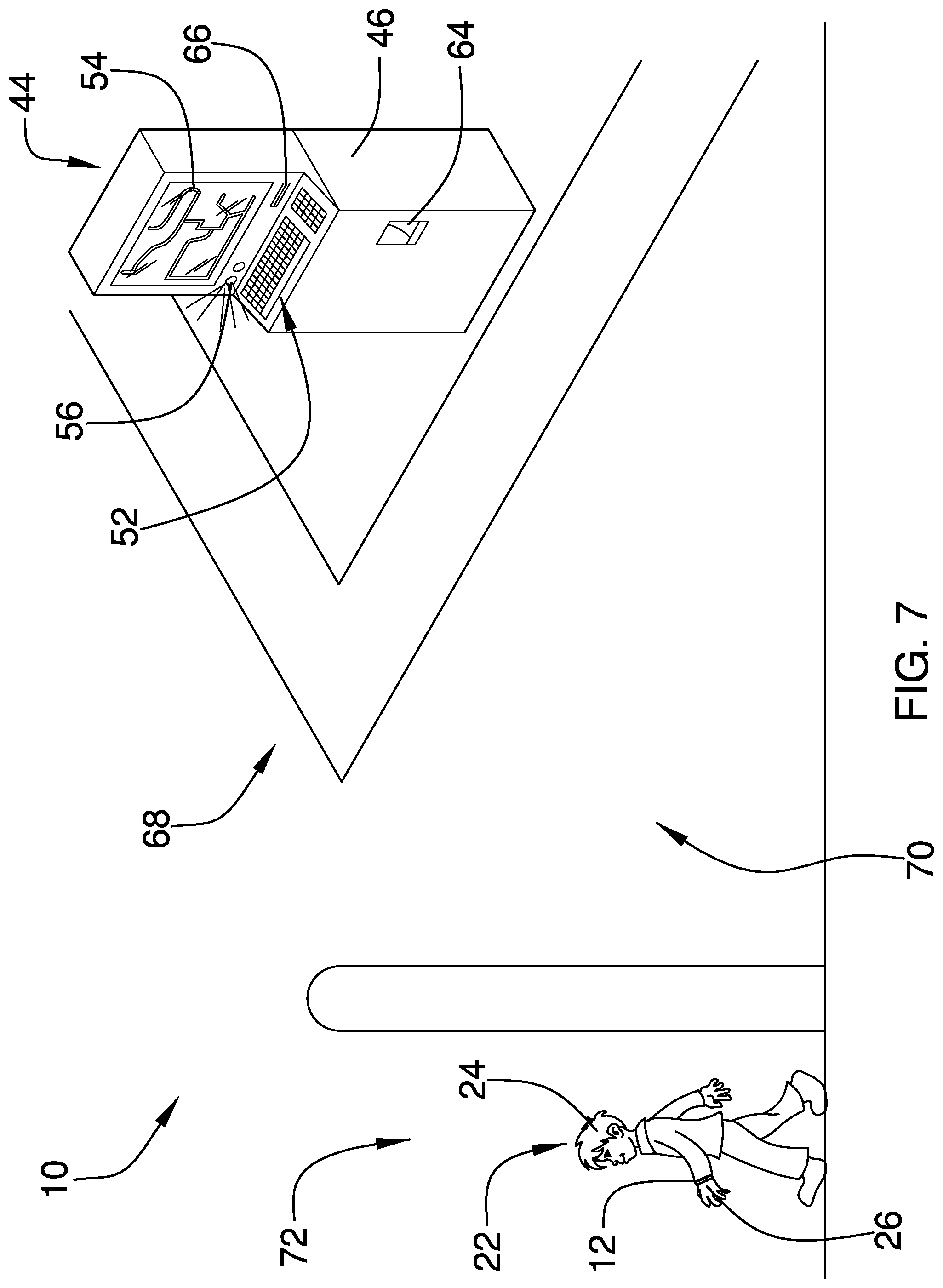 Patent US12106172 Figure 5 – System for locating people in a defined area