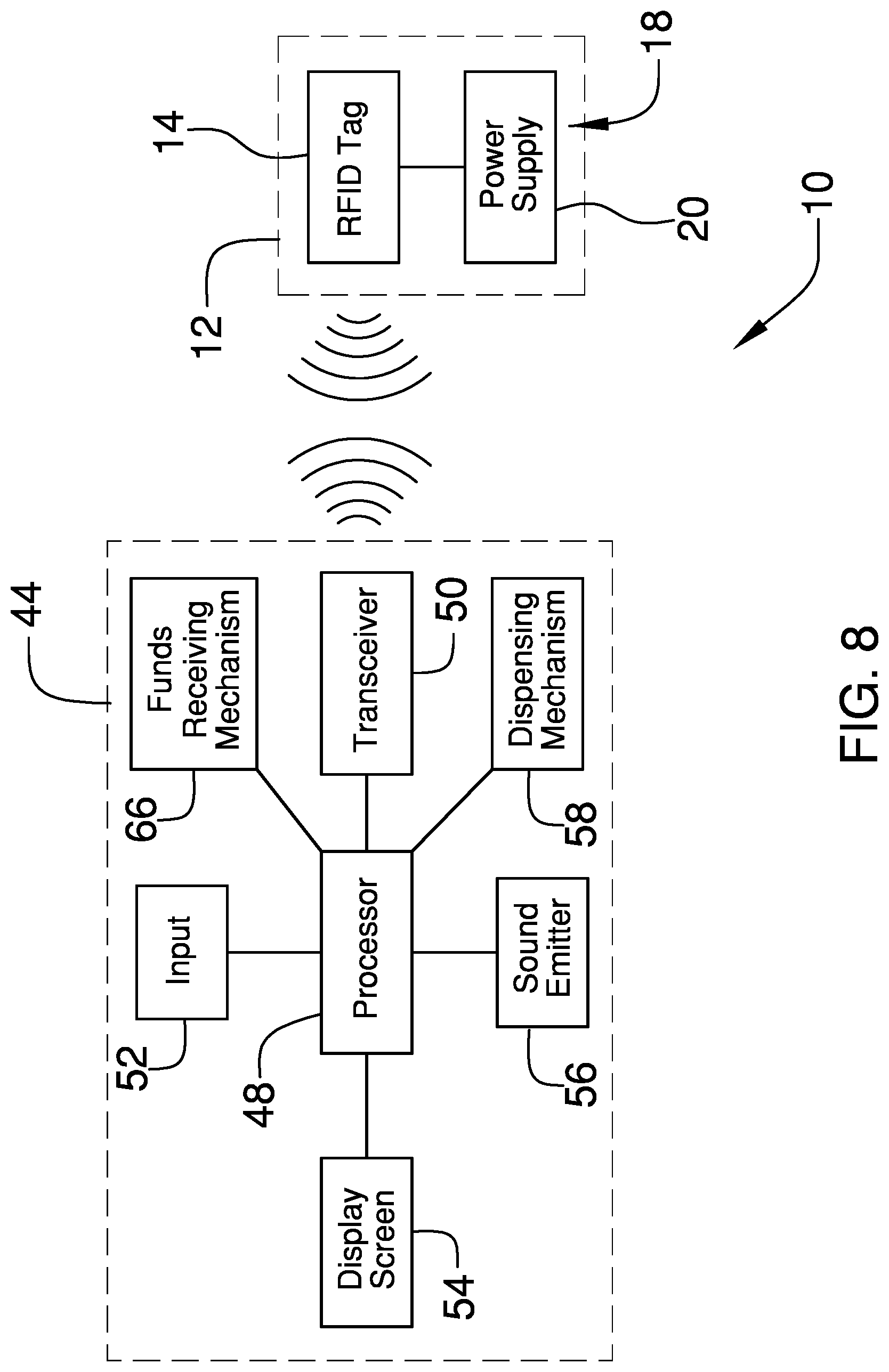Patent US12106172 Figure 6 – System for locating people in a defined area
