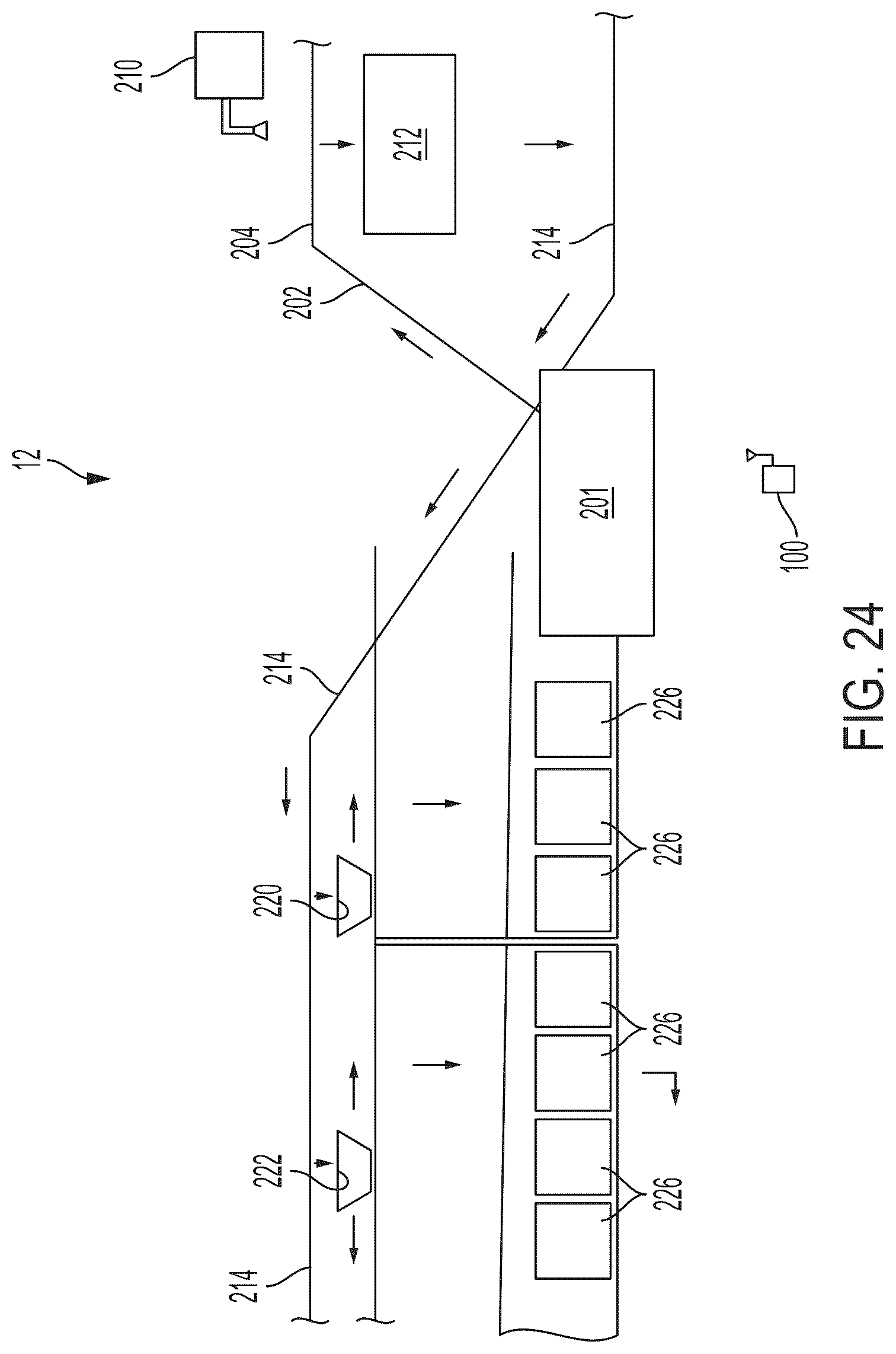 Patent US12106175 Figure 20 – Systems and methods for separating objects using conveyor transfer with one or more object processing systems