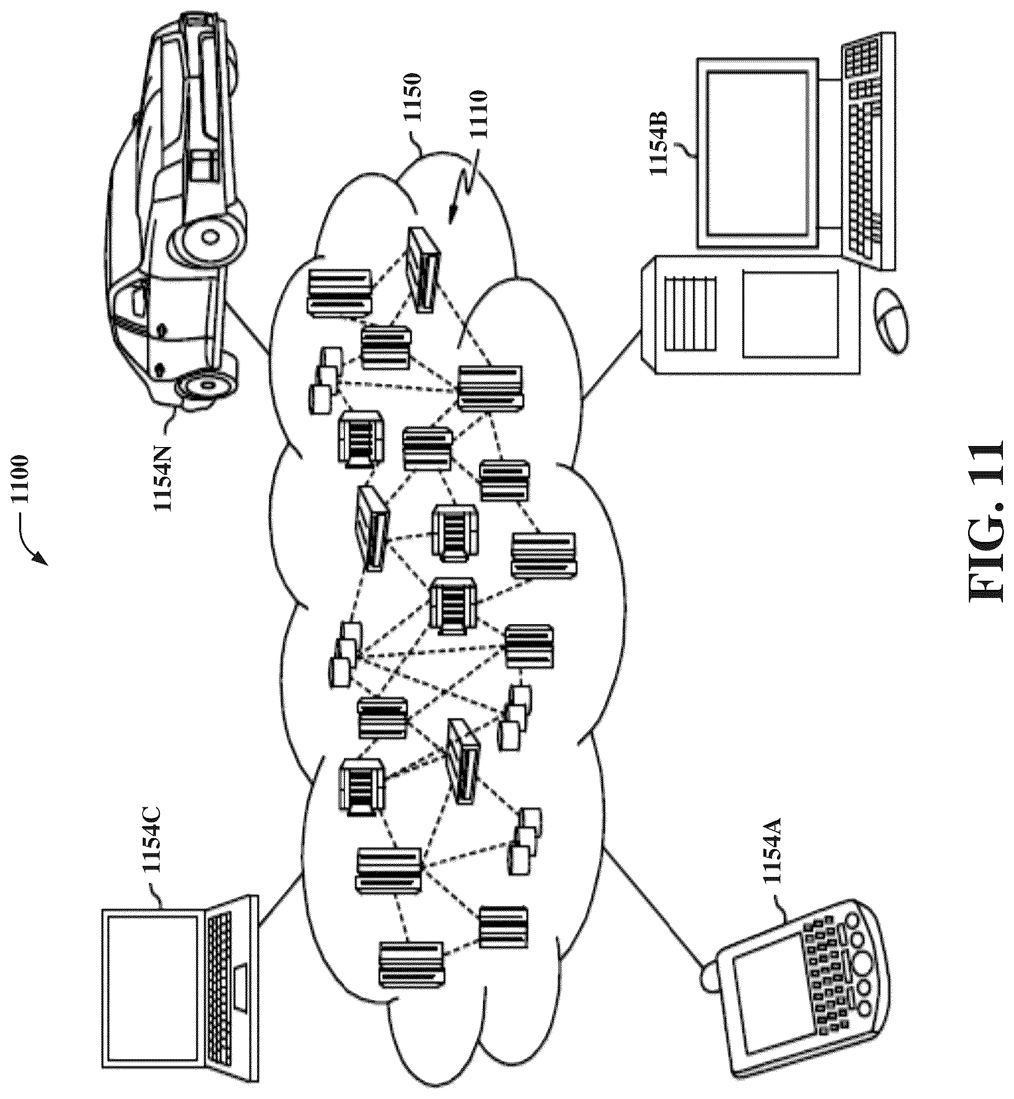 Patent US12106178 Figure 11 – Quantum state measurement logic facilitating a quantum state measurement backend process
