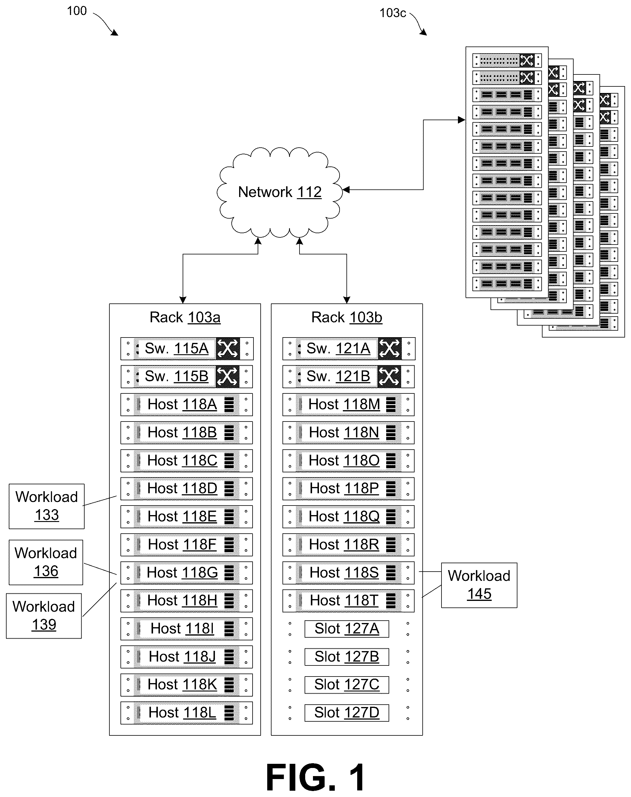 Patent US12106203 Figure 1 – Neural network model for predicting usage in a hyper-converged infrastructure